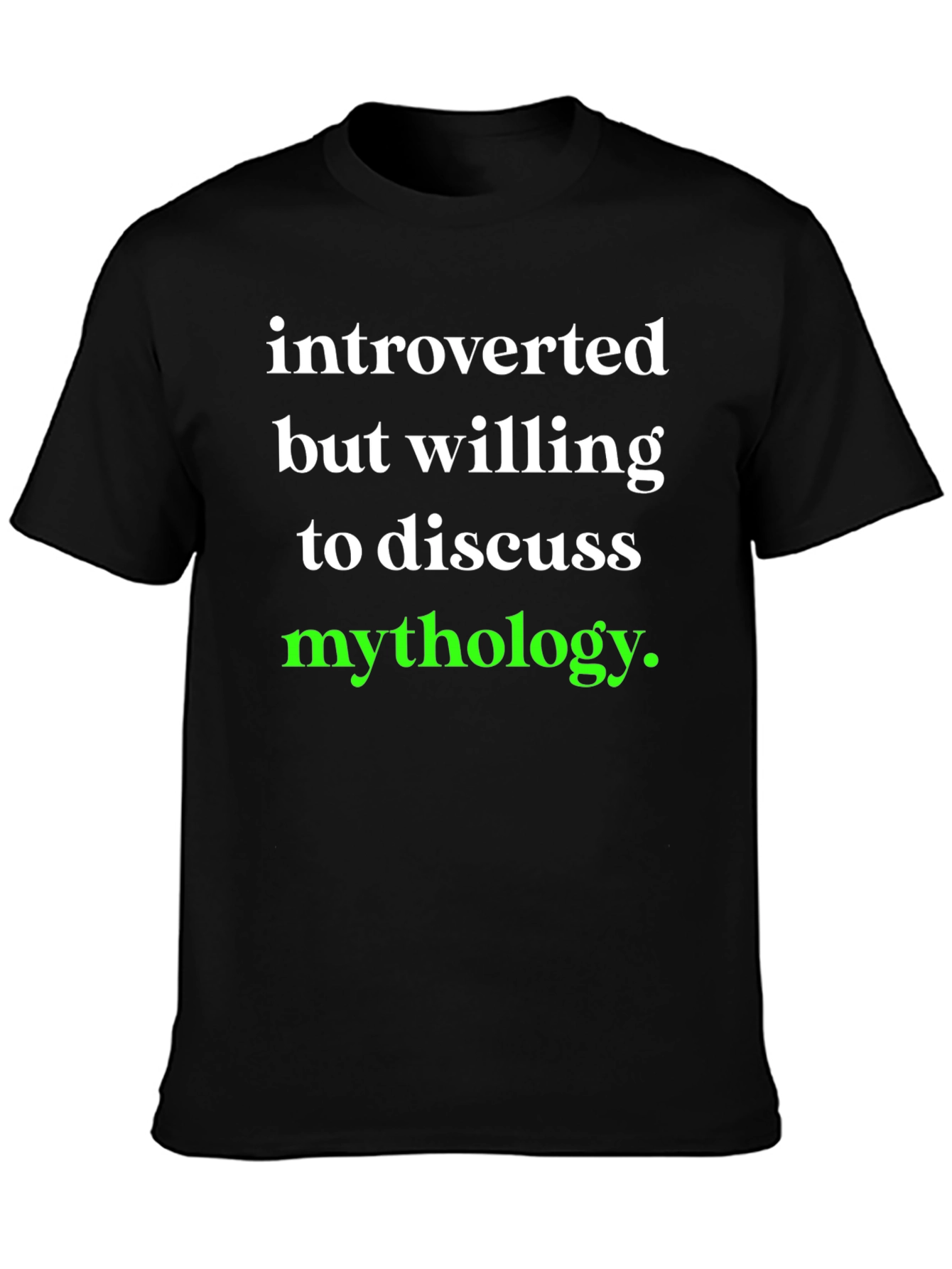 Introverted Mythology T-Shirt: Comfortable Cotton Tee