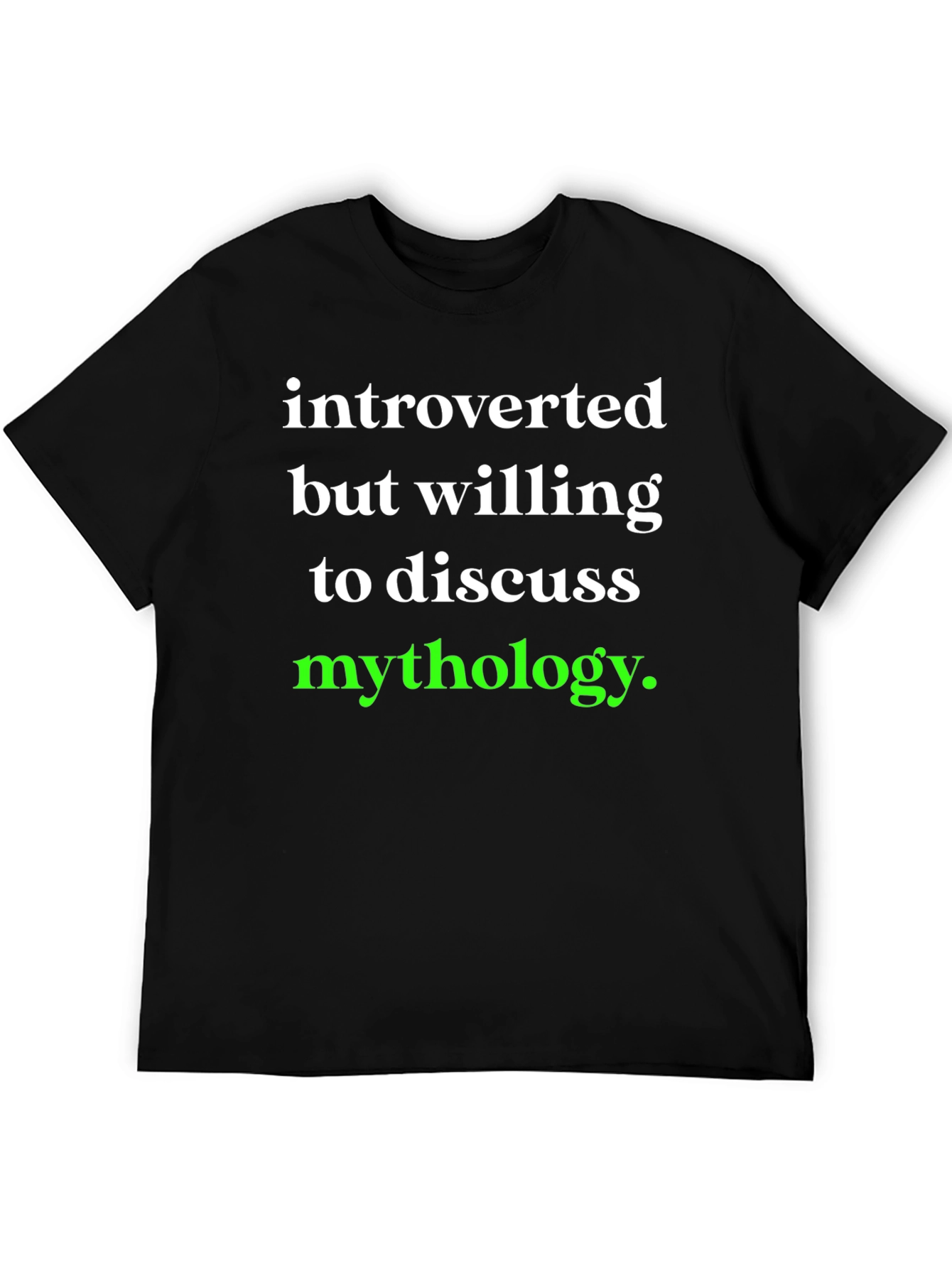 Introverted Mythology T-Shirt: Comfortable Cotton Tee