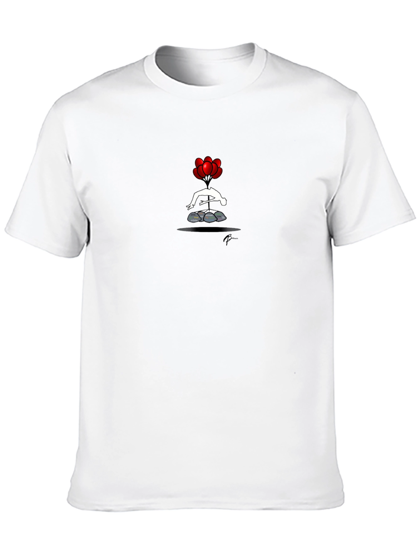Balloon Lift T-Shirt - Dark Graphic Tee