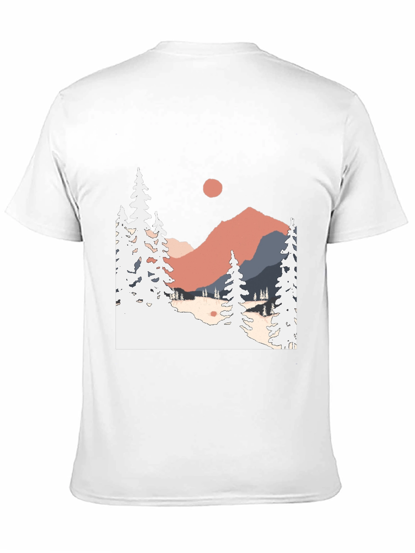 Mountain Scene Graphic Tee - Nature Lover Apparel