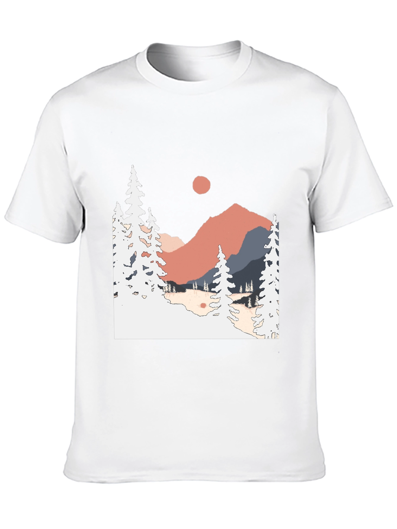 Mountain Scene Graphic Tee - Nature Lover Apparel