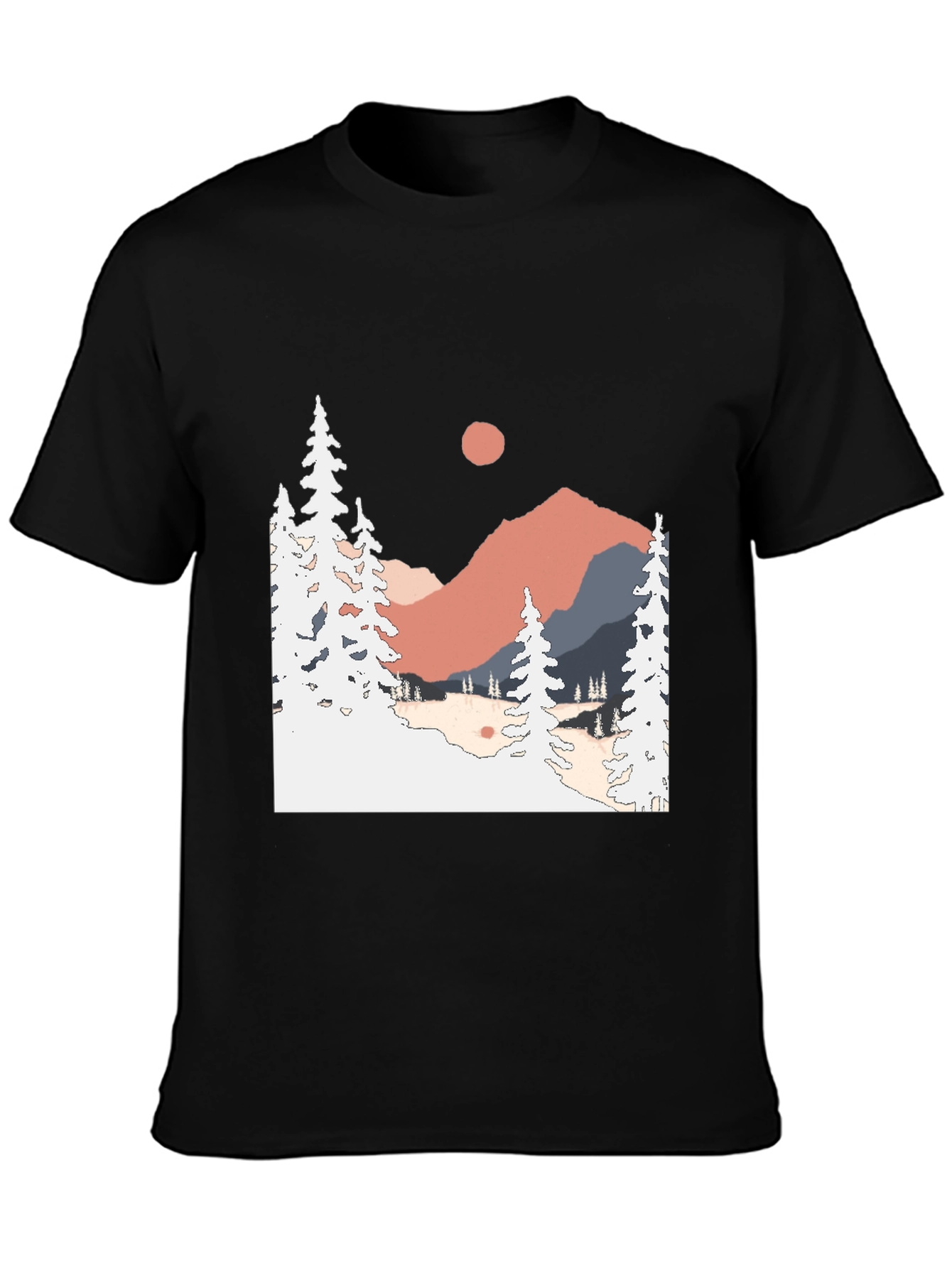 Mountain Scene Graphic Tee - Nature Lover Apparel
