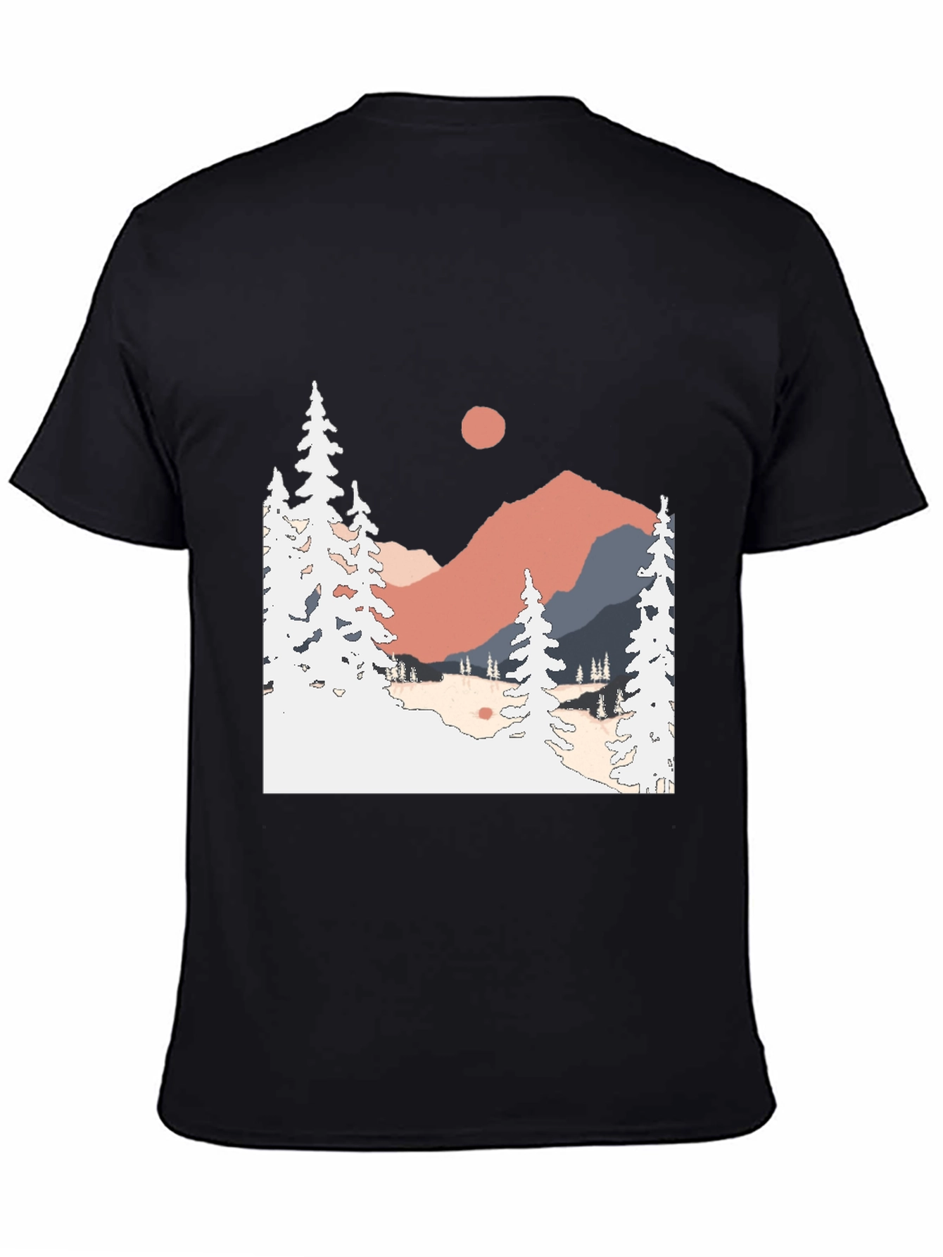 Mountain Scene Graphic Tee - Nature Lover Apparel