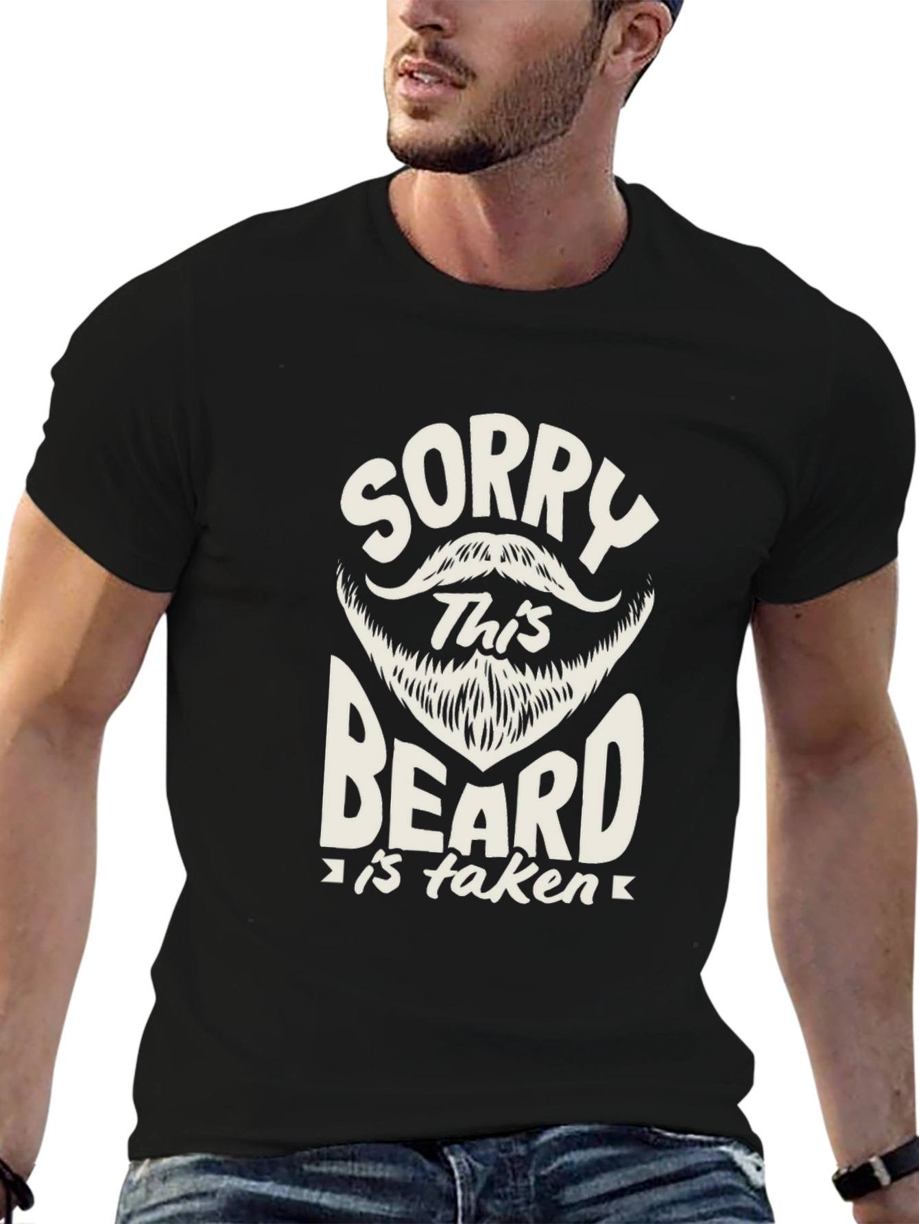 Sorry This Beard is Taken Black T-Shirt