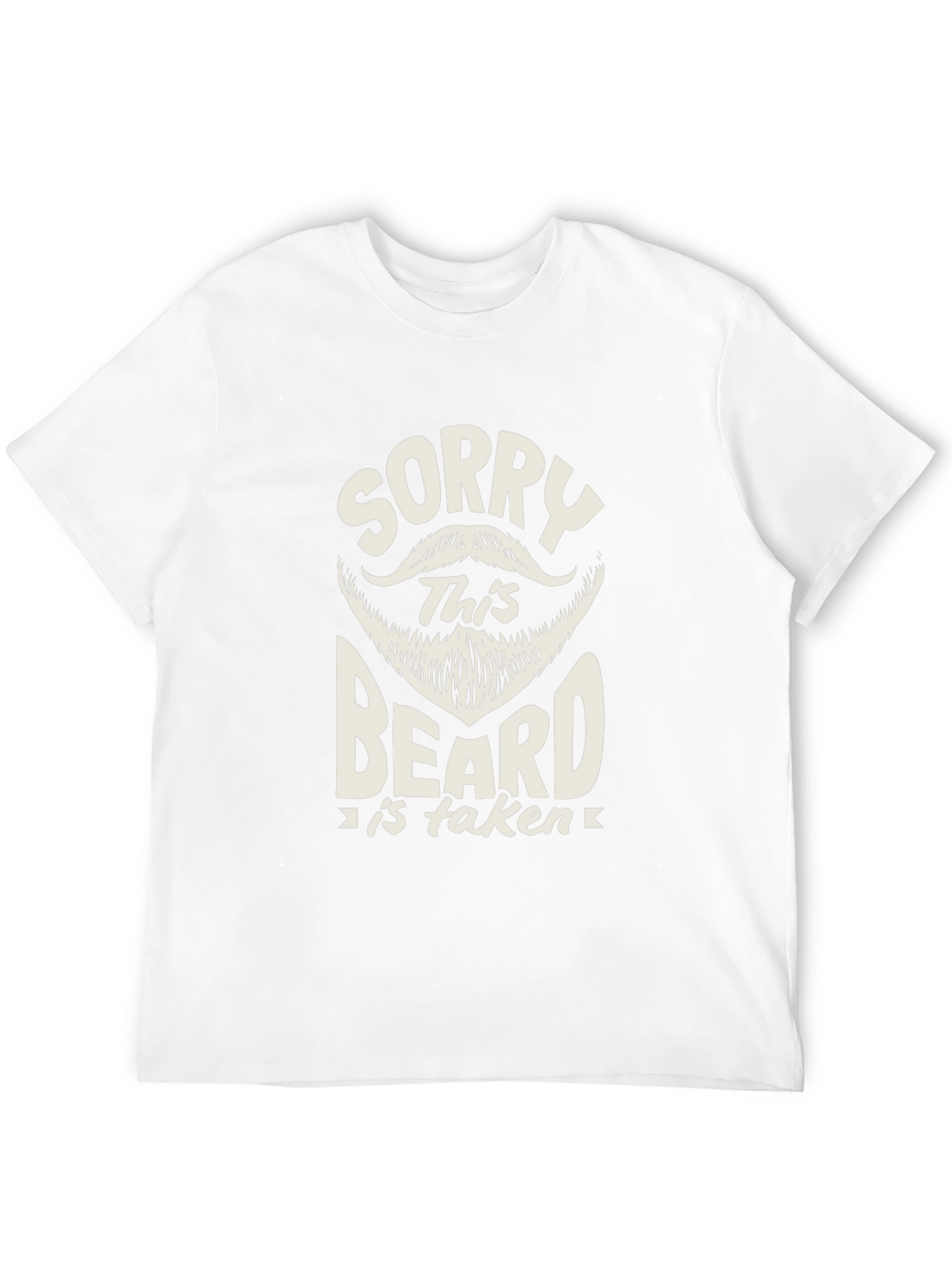 Sorry This Beard is Taken Black T-Shirt