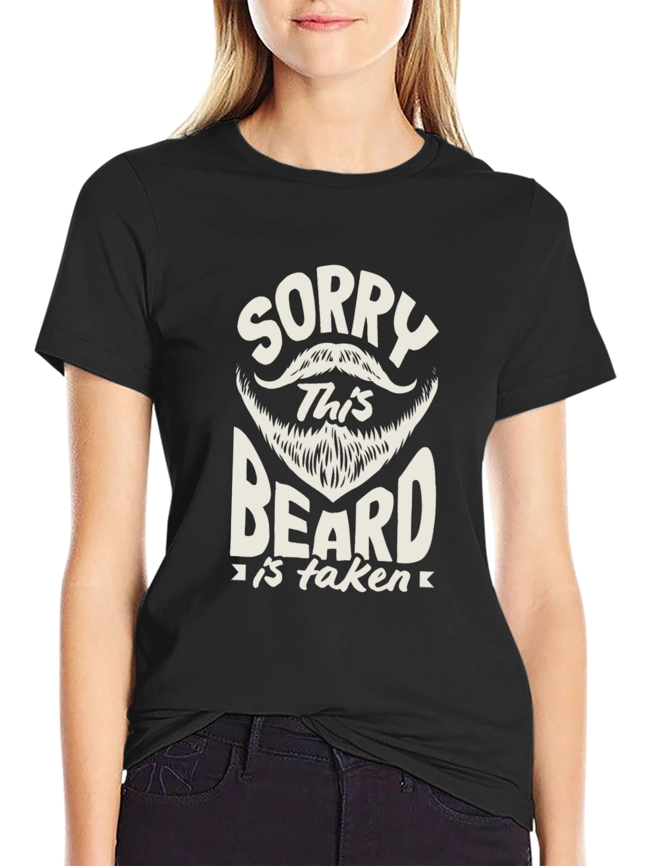 Sorry This Beard is Taken Black T-Shirt