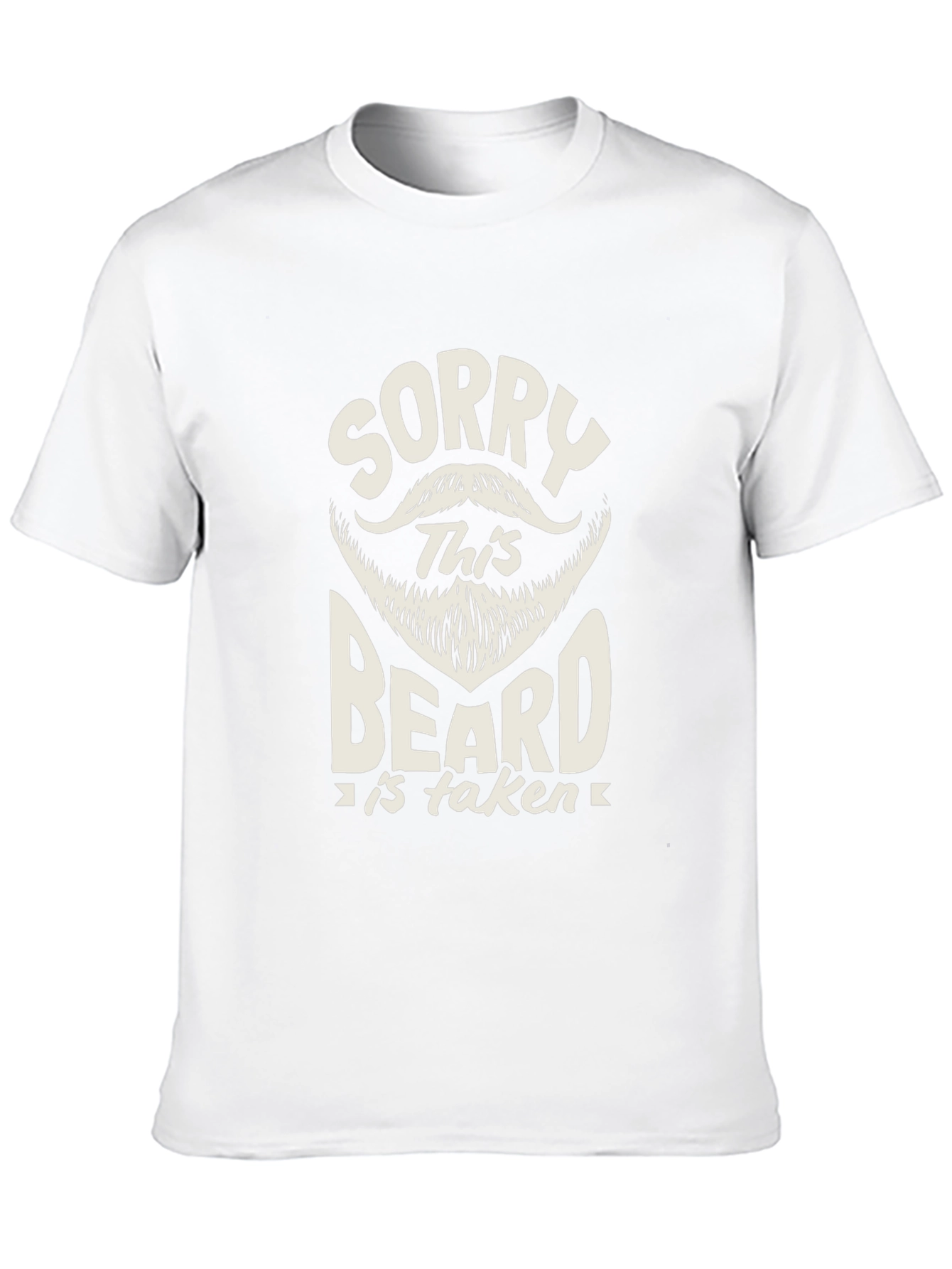 Sorry This Beard is Taken Black T-Shirt