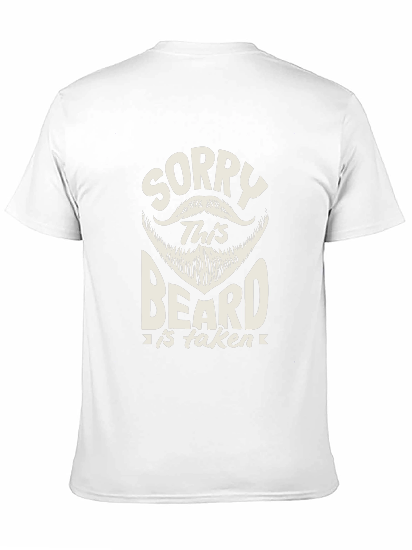 Sorry This Beard is Taken Black T-Shirt