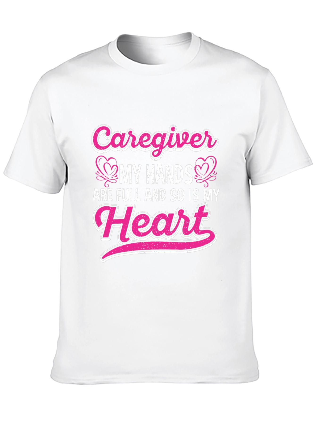 Caregiver Heart Full T-Shirt