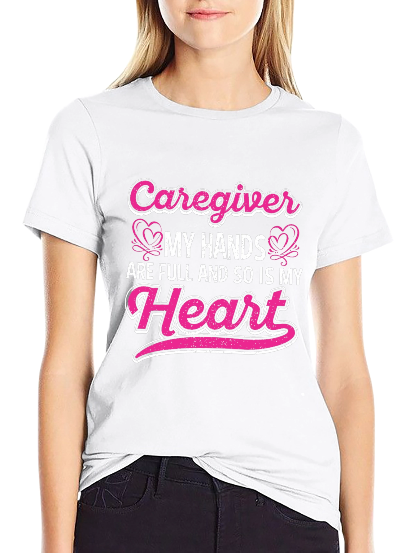 Caregiver Heart Full T-Shirt