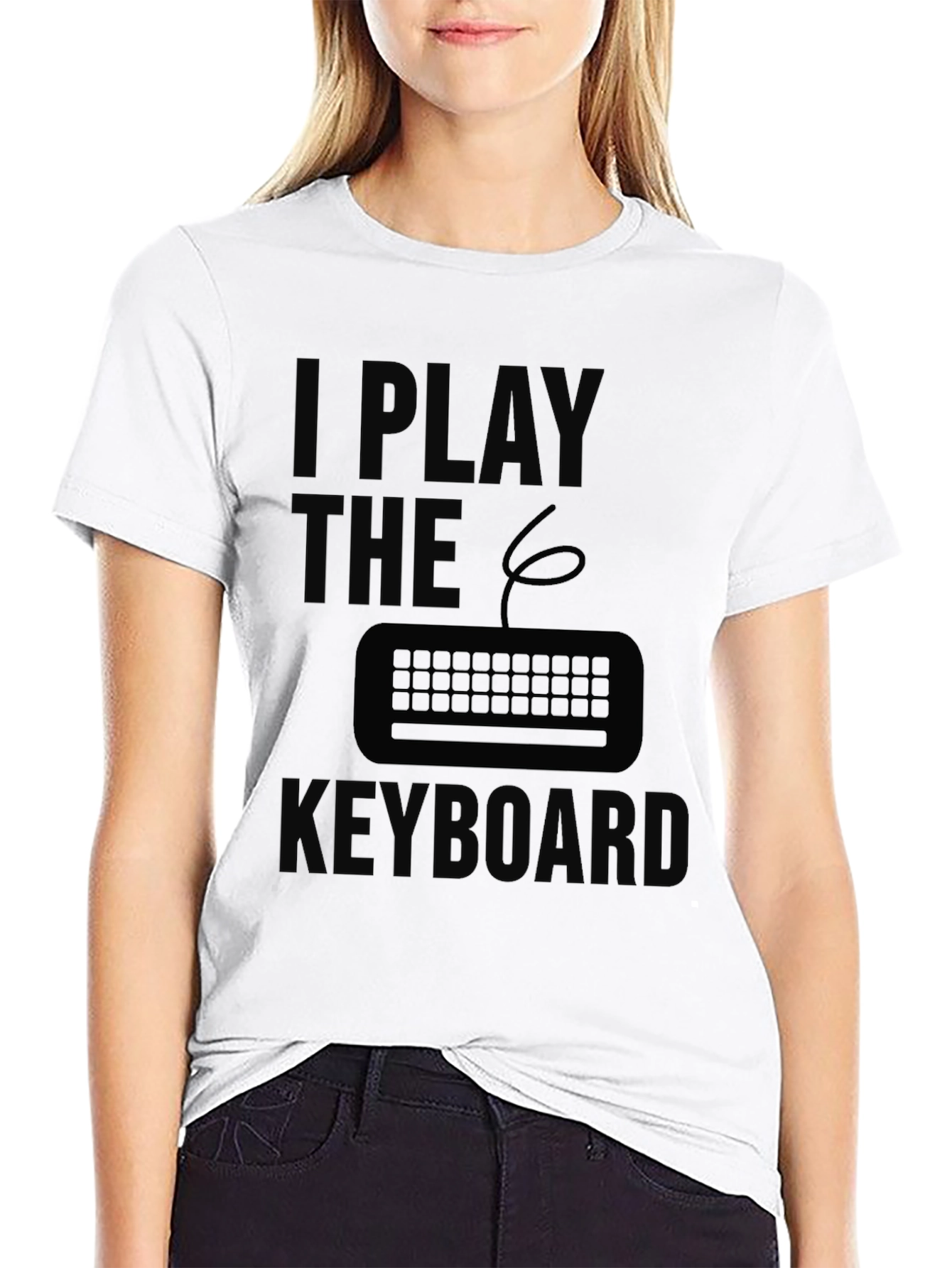 I Play the Keyboard Graphic Tee