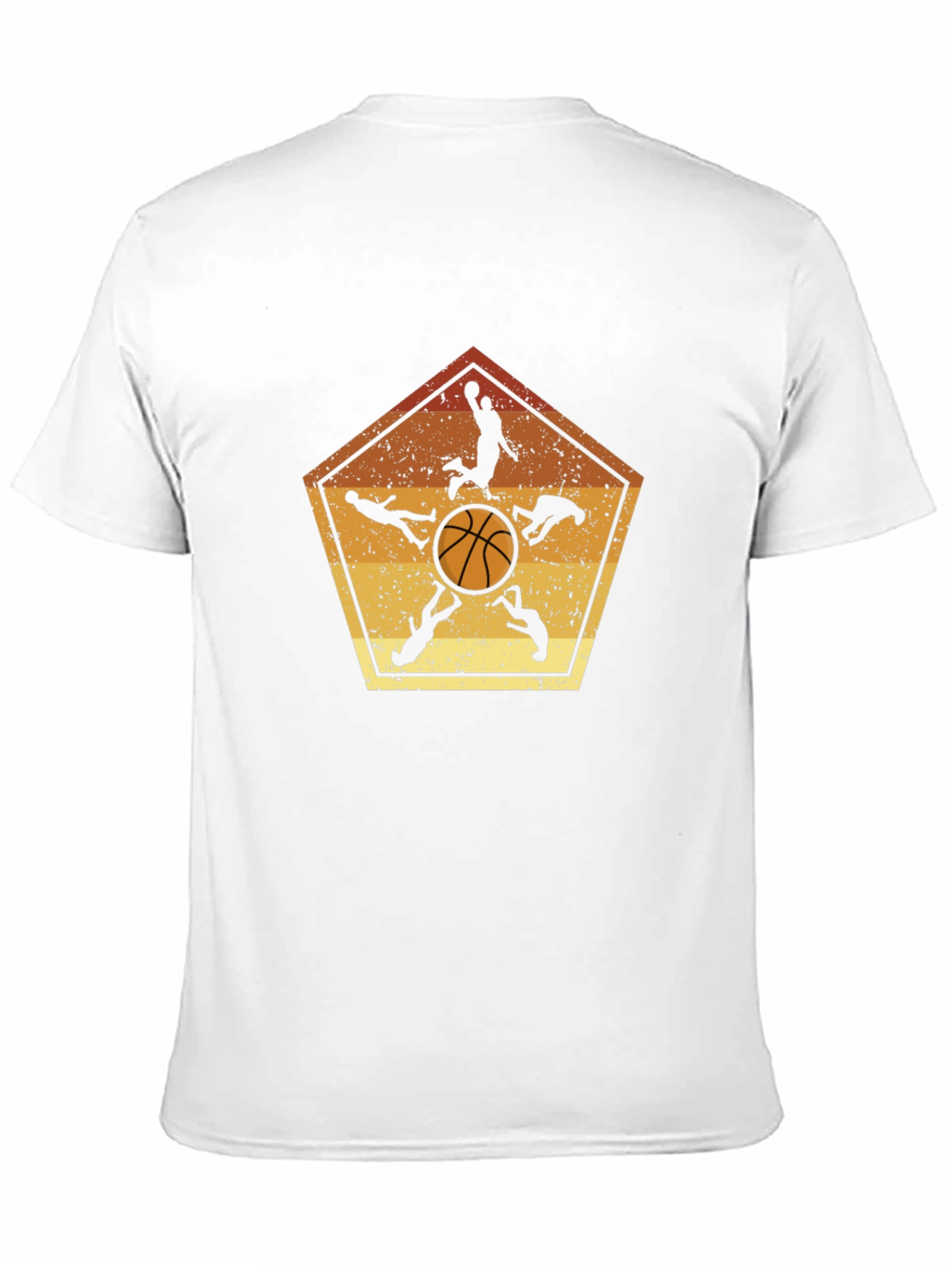 Basketball Player Silhouette Graphic Tee