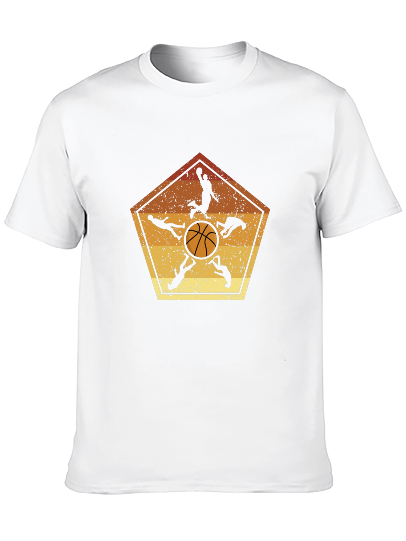 Basketball Player Silhouette Graphic Tee
