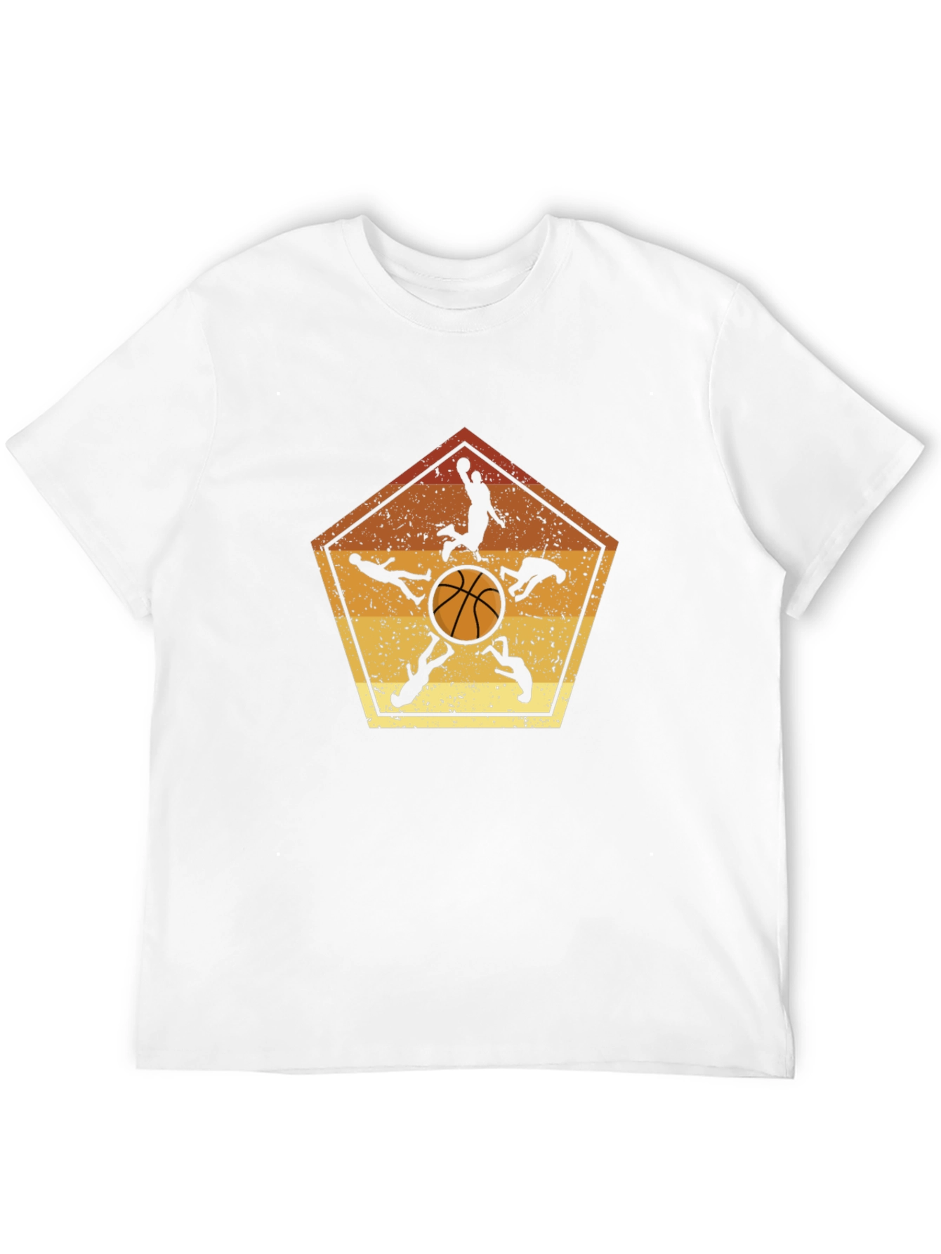 Basketball Player Silhouette Graphic Tee