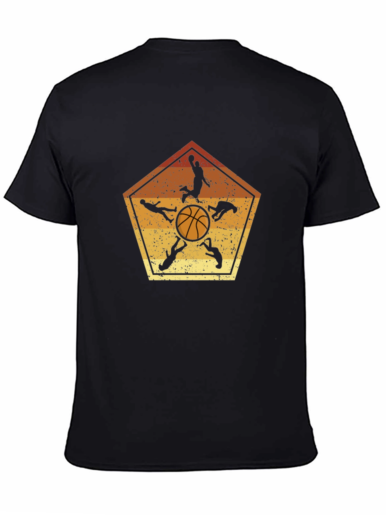 Basketball Player Silhouette Graphic Tee