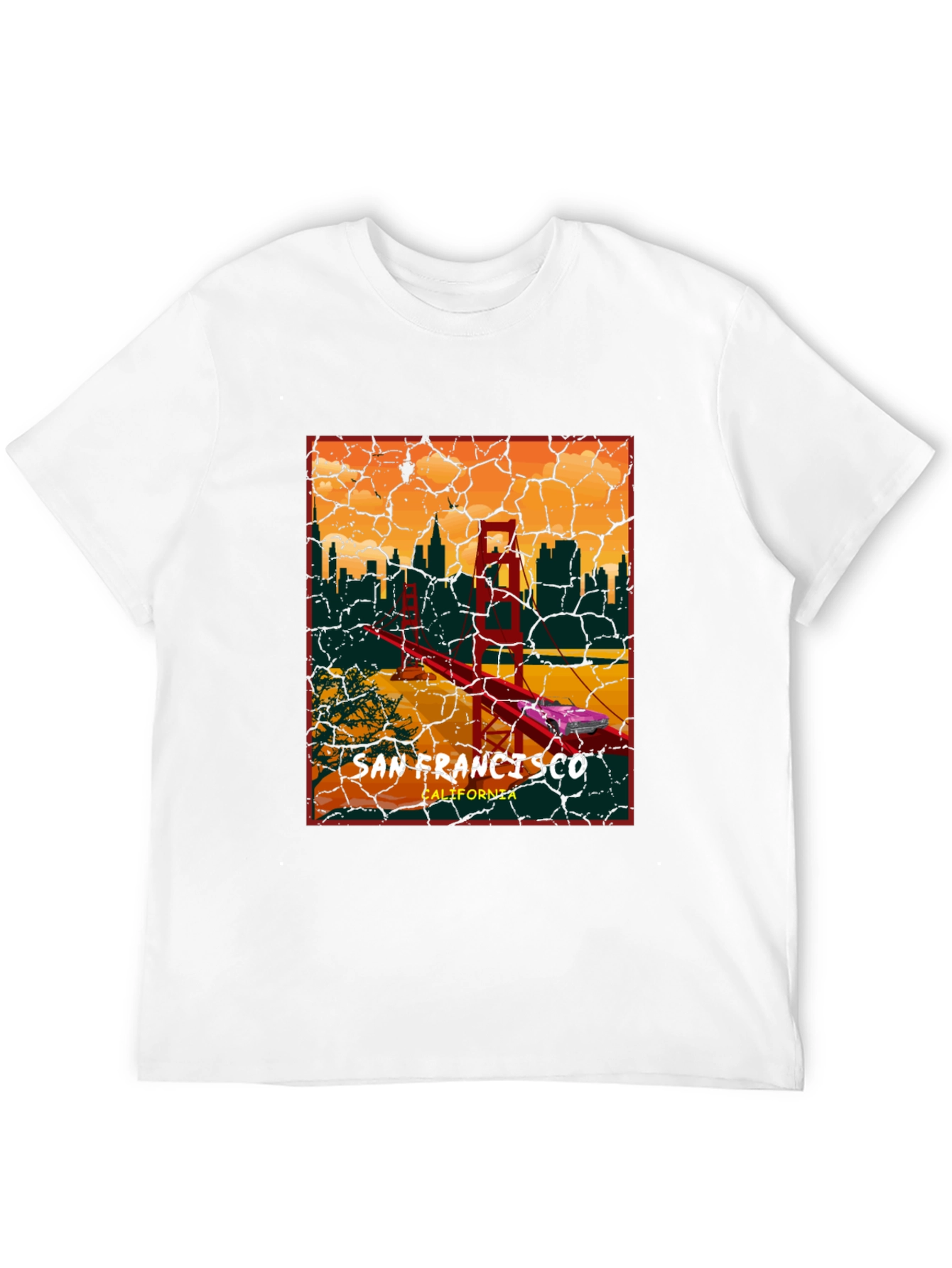 San Francisco Golden Gate Bridge Graphic T-Shirt
