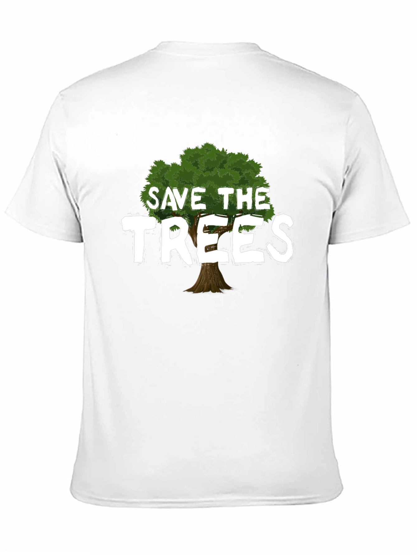 Save the Trees Graphic T-Shirt - Eco-Friendly Tee