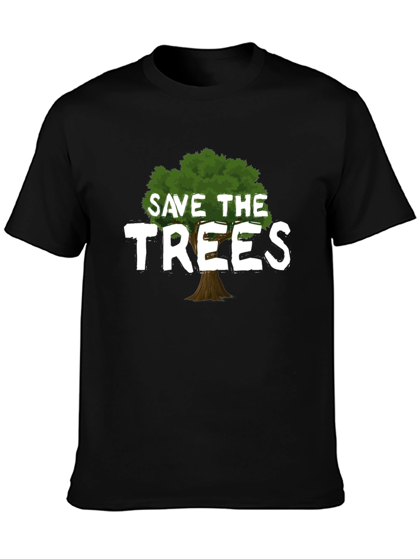 Save the Trees Graphic T-Shirt - Eco-Friendly Tee