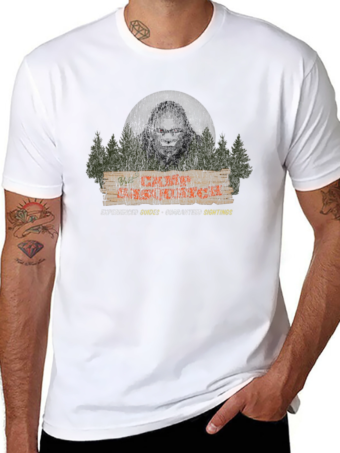 Camp Sasquatch T-Shirt - Guaranteed Sightings Tee