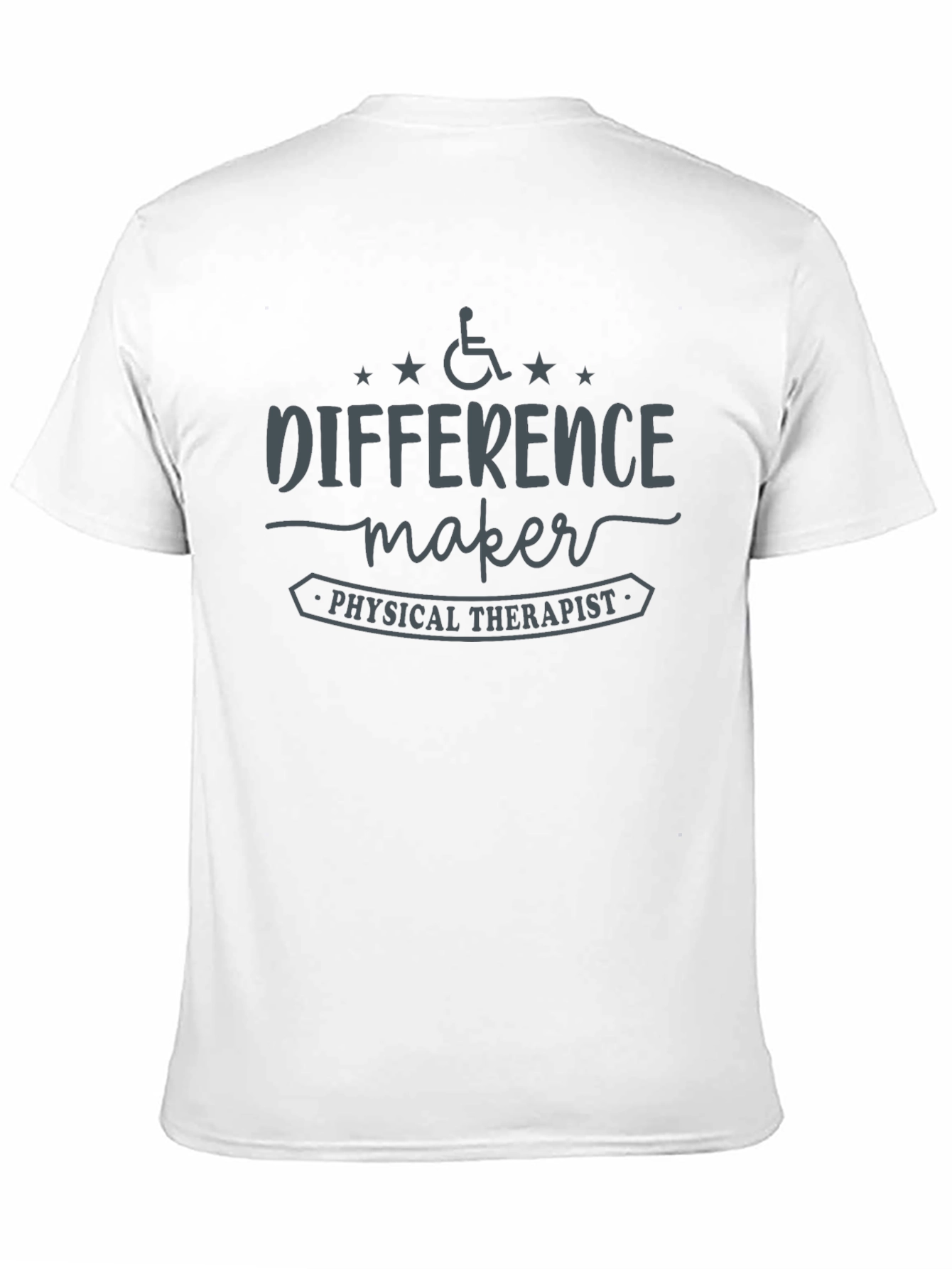 Difference Maker Physical Therapist Black T-Shirt