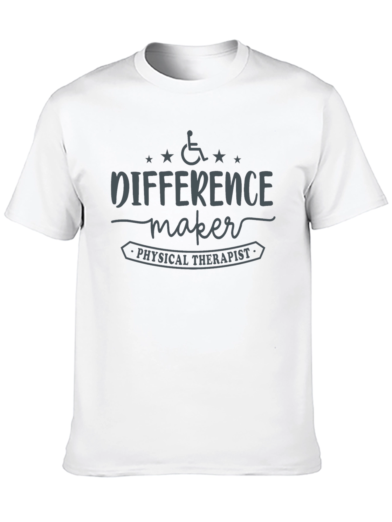 Difference Maker Physical Therapist Black T-Shirt