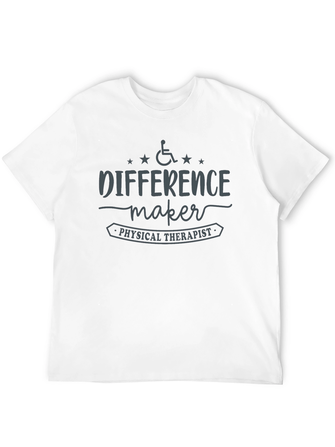 Difference Maker Physical Therapist Black T-Shirt