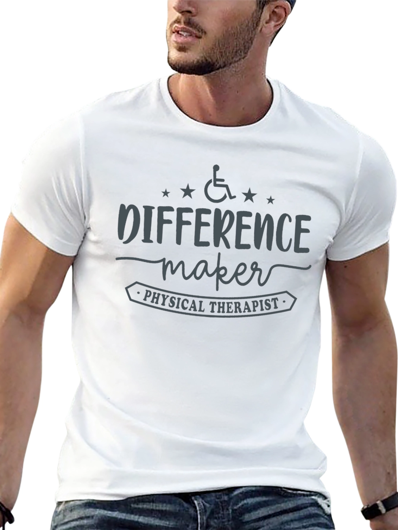 Difference Maker Physical Therapist Black T-Shirt
