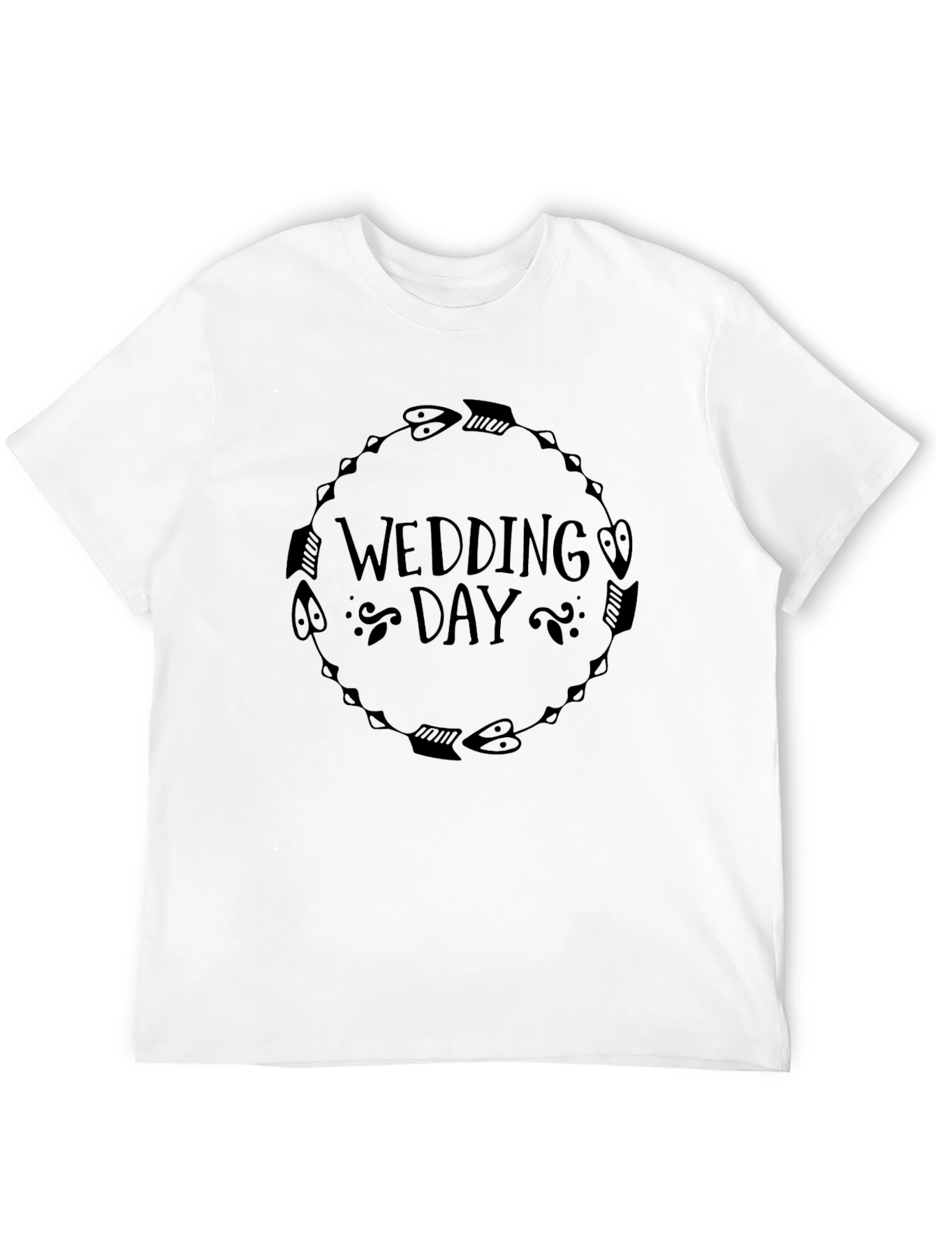 Wedding Day Graphic T-Shirt - Stylish Bridal Tee