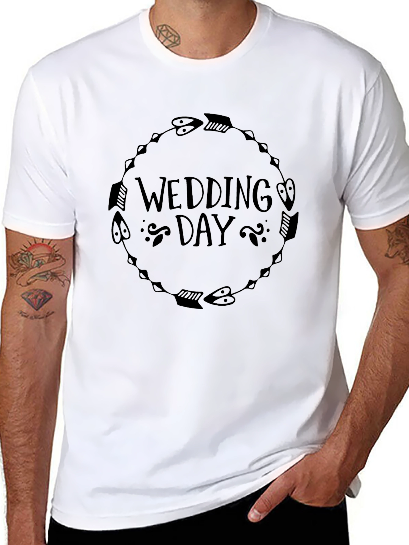 Wedding Day Graphic T-Shirt - Stylish Bridal Tee