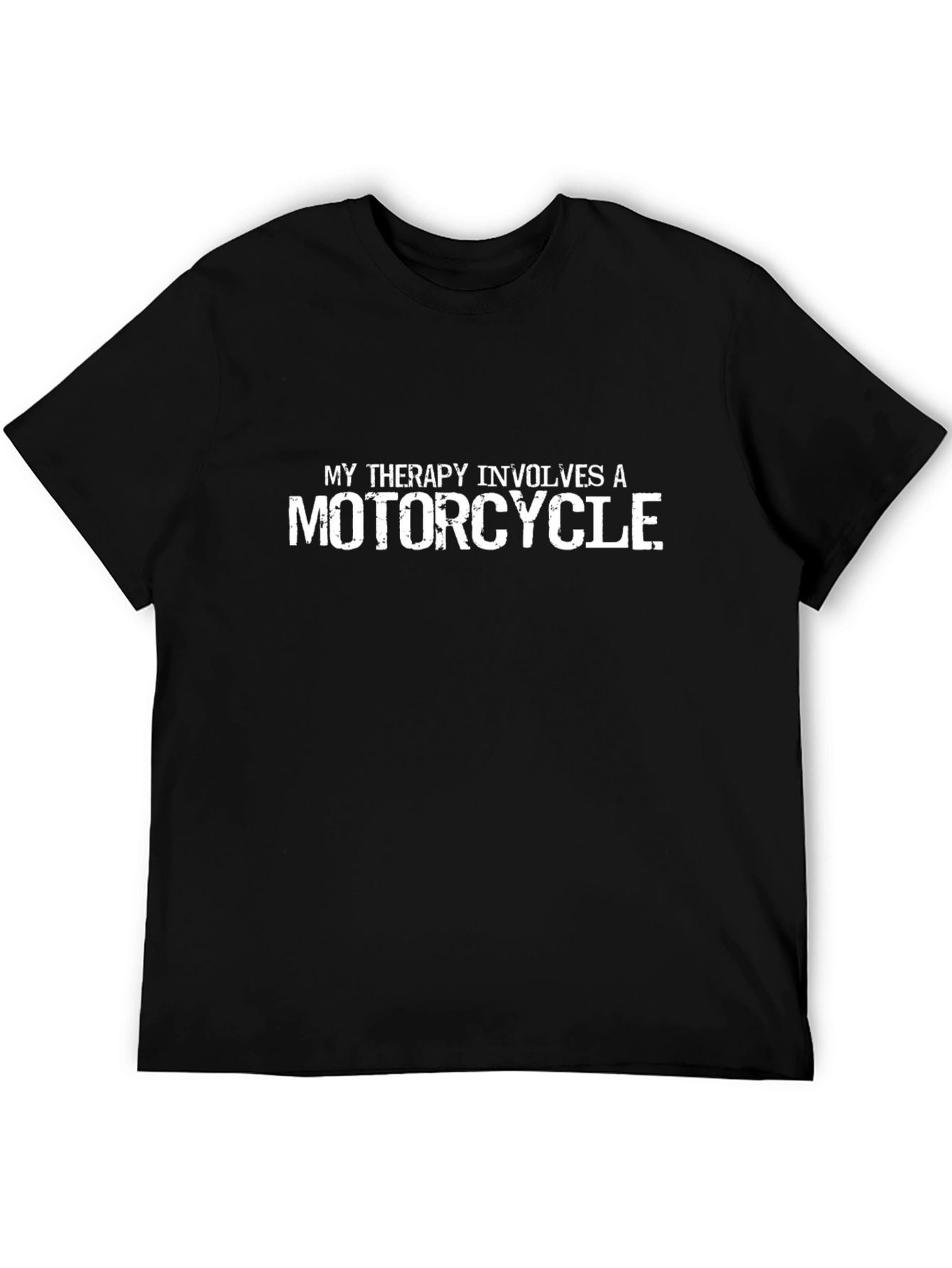 Motorcycle Therapy T-Shirt: Ride Your Worries Away!