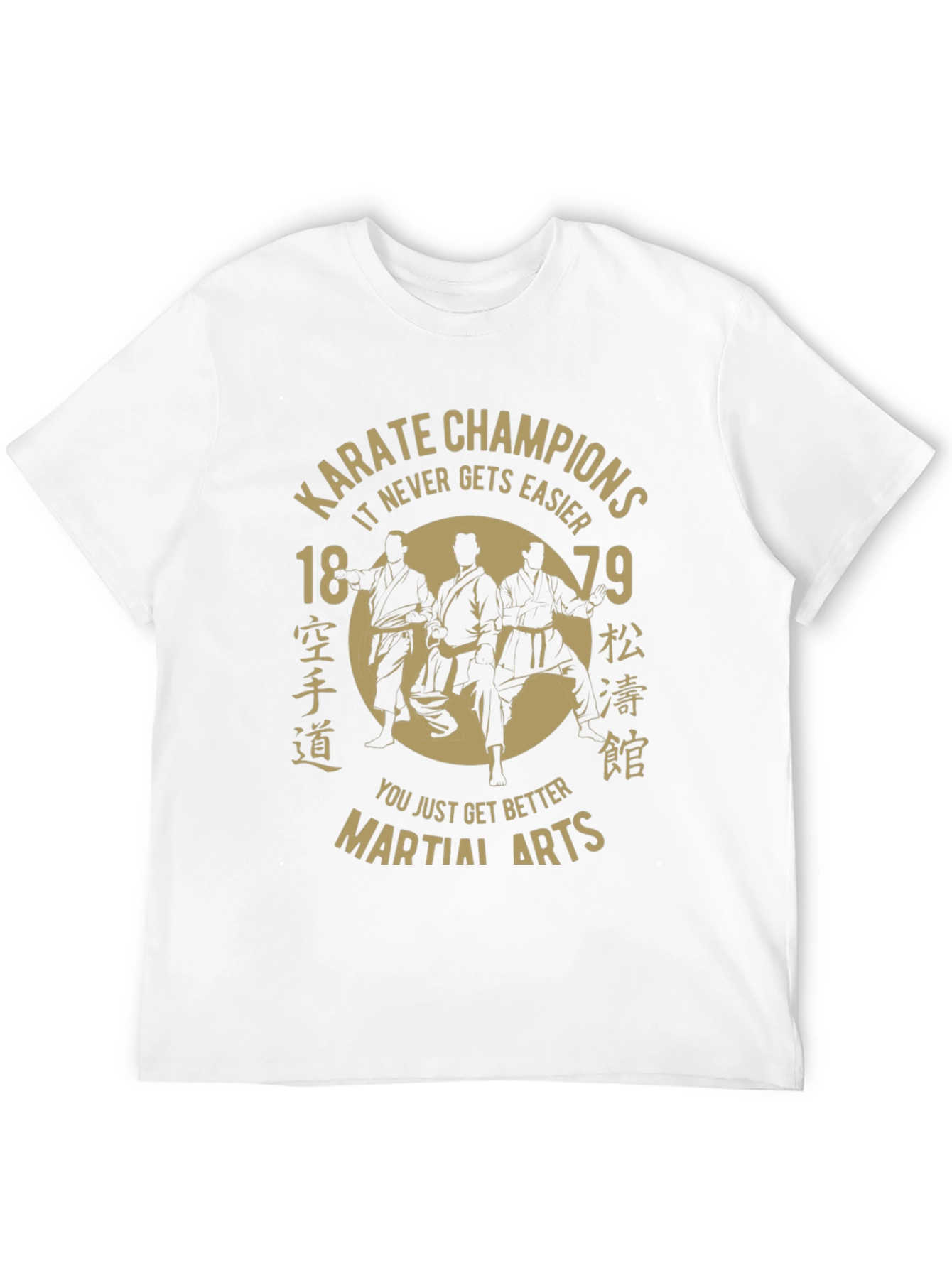 Karate Champions Martial Arts T-Shirt - Black Cotton Tee
