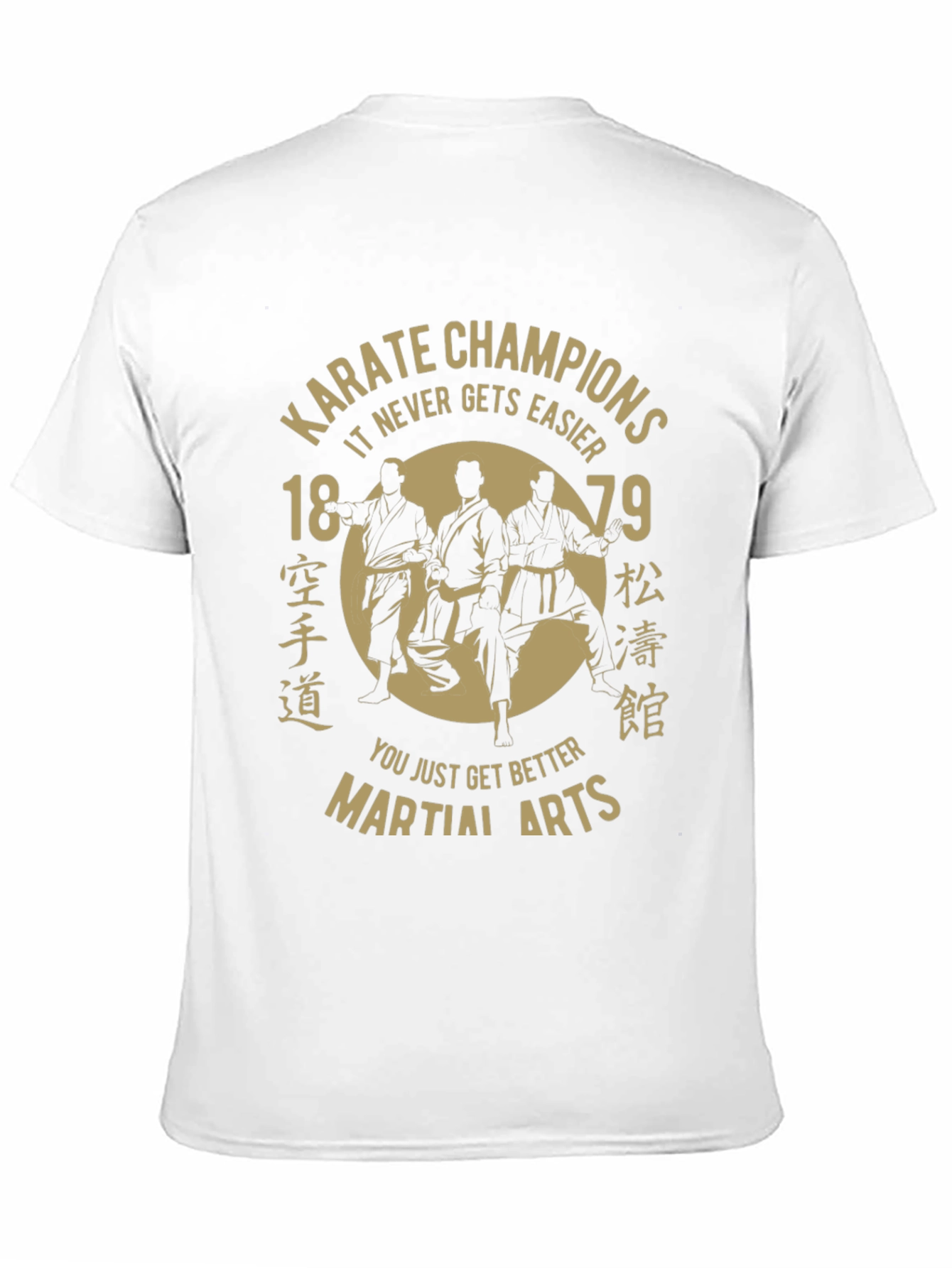 Karate Champions Martial Arts T-Shirt - Black Cotton Tee