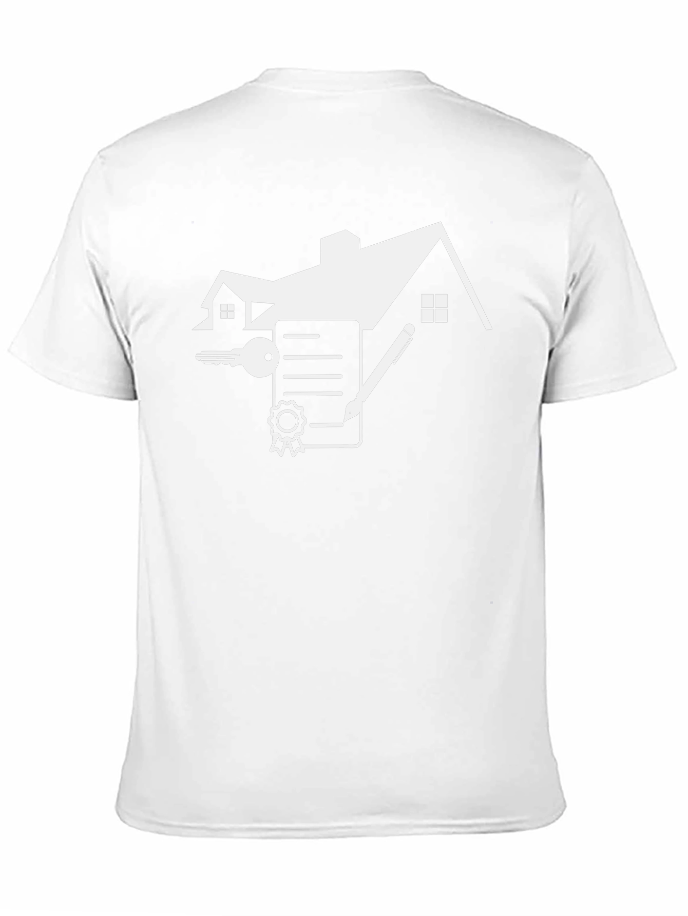 Realtor House Key Contract Black T-Shirt