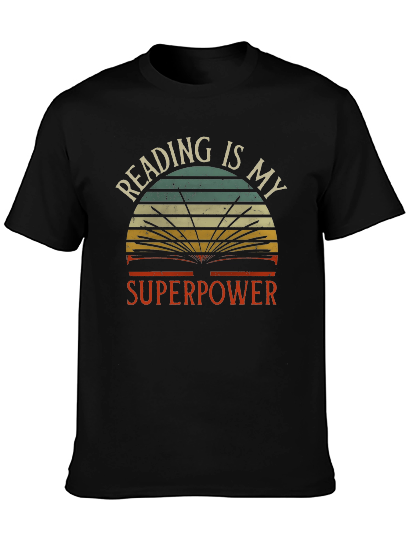 Reading is My Superpower Graphic T-Shirt