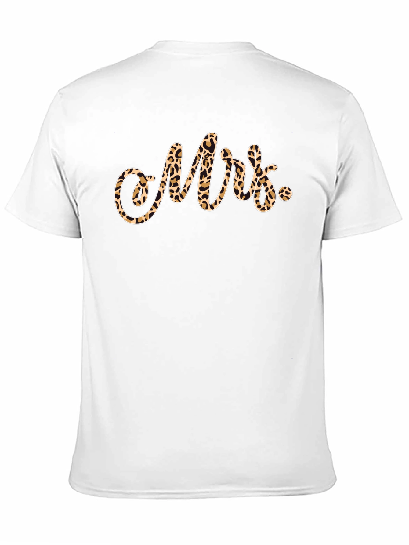 Leopard Print Mrs. T-Shirt