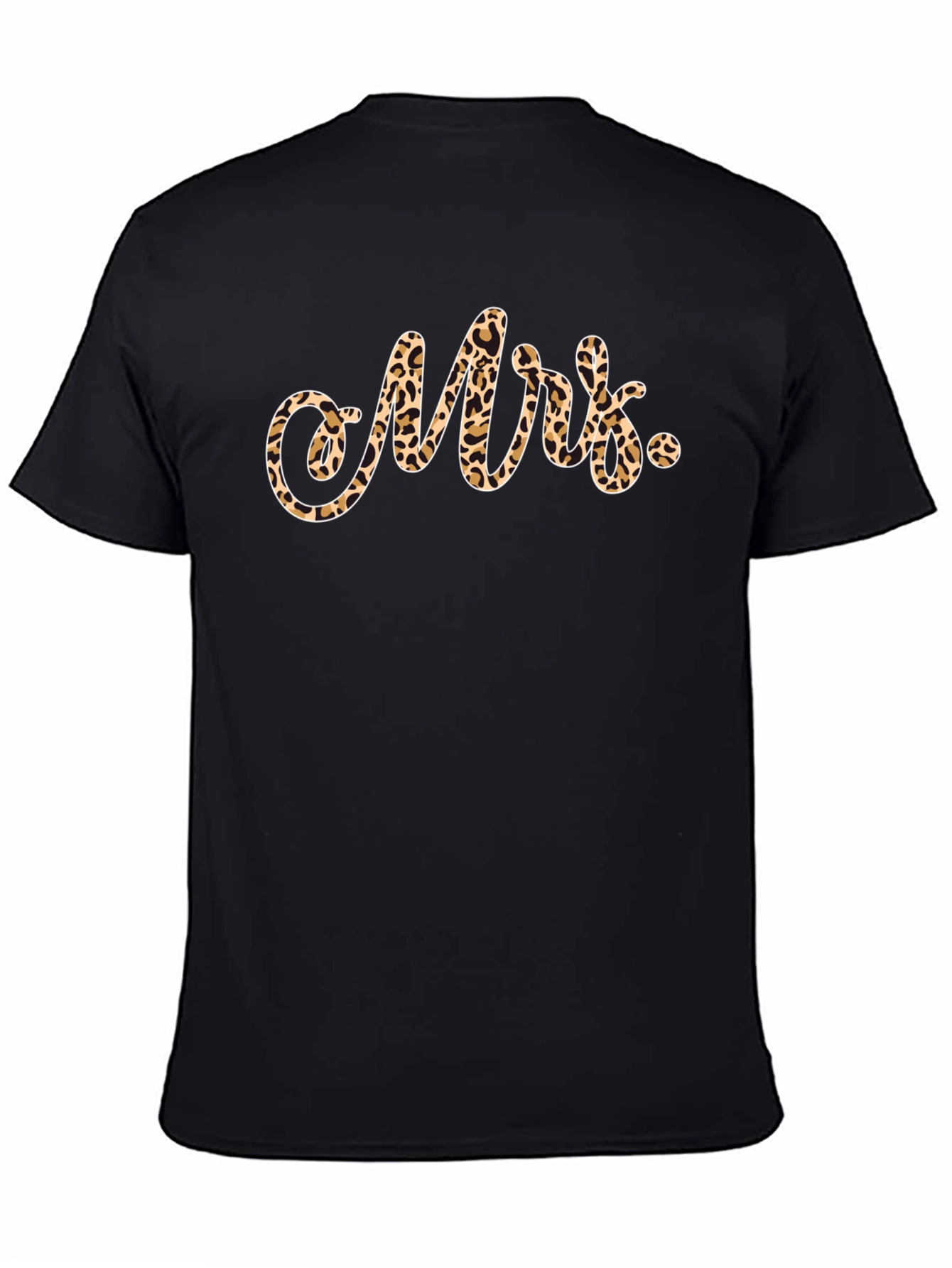Leopard Print Mrs. T-Shirt