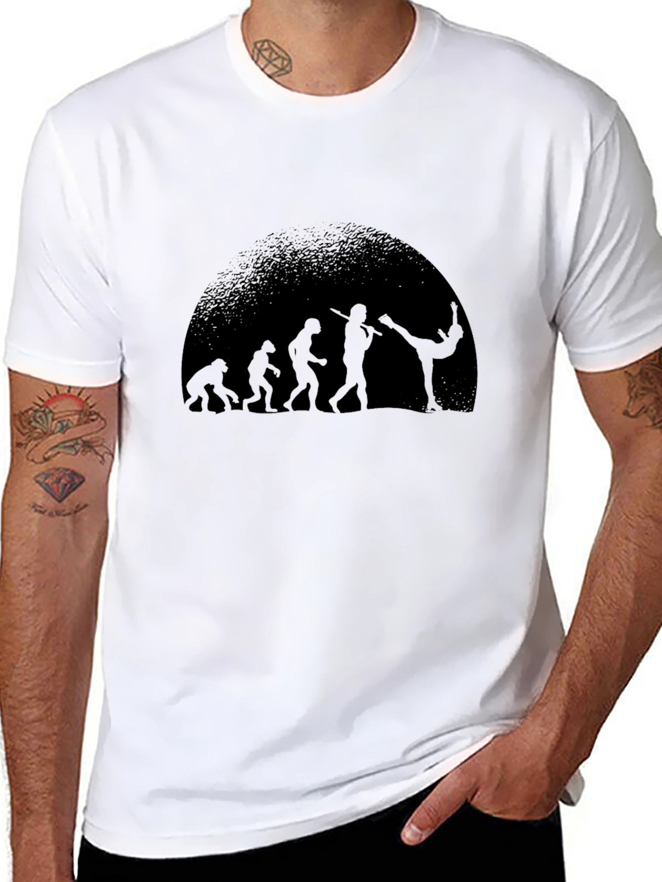 Evolution of Sport Black T-Shirt