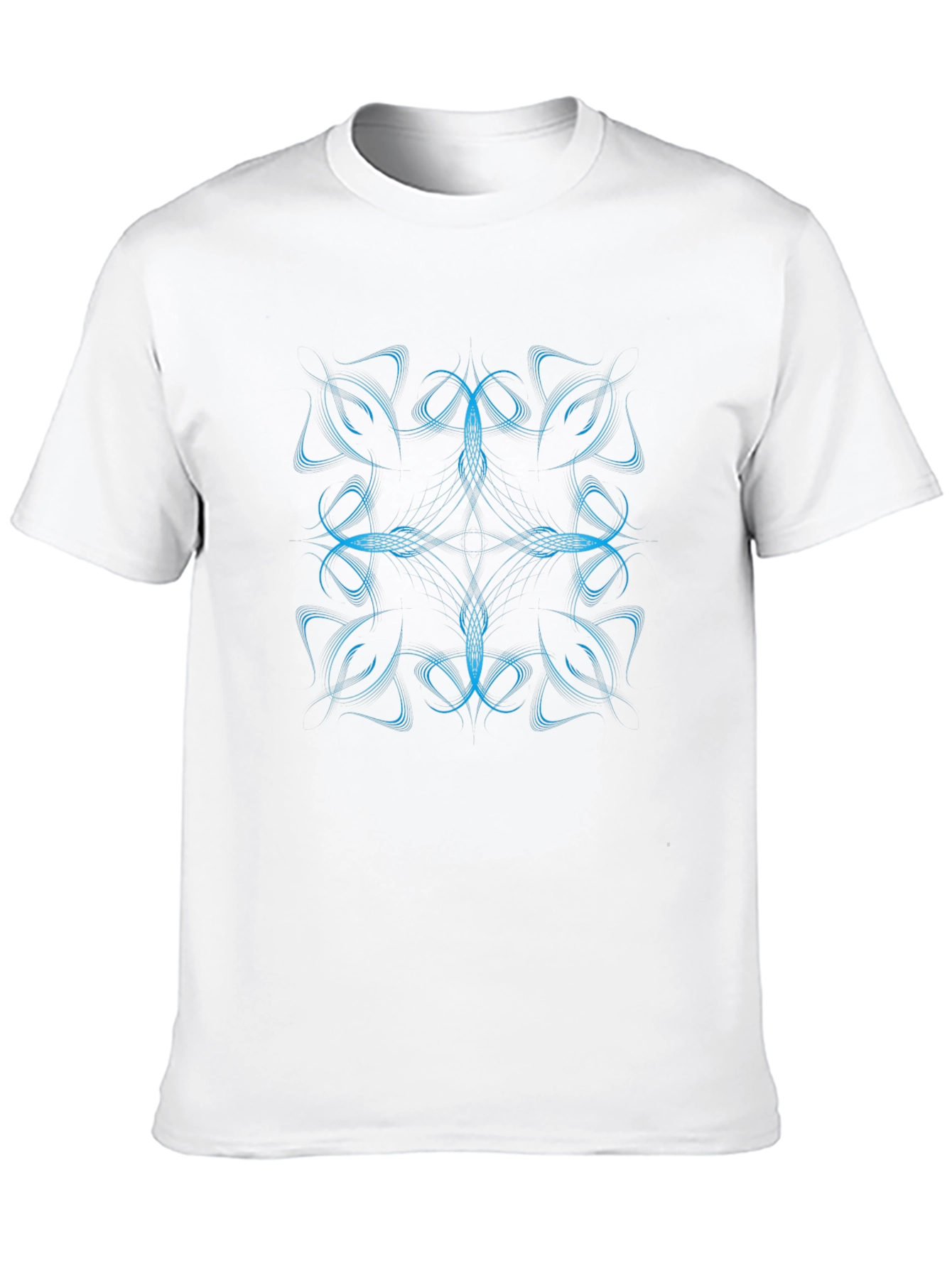 Abstract Design Black T-Shirt