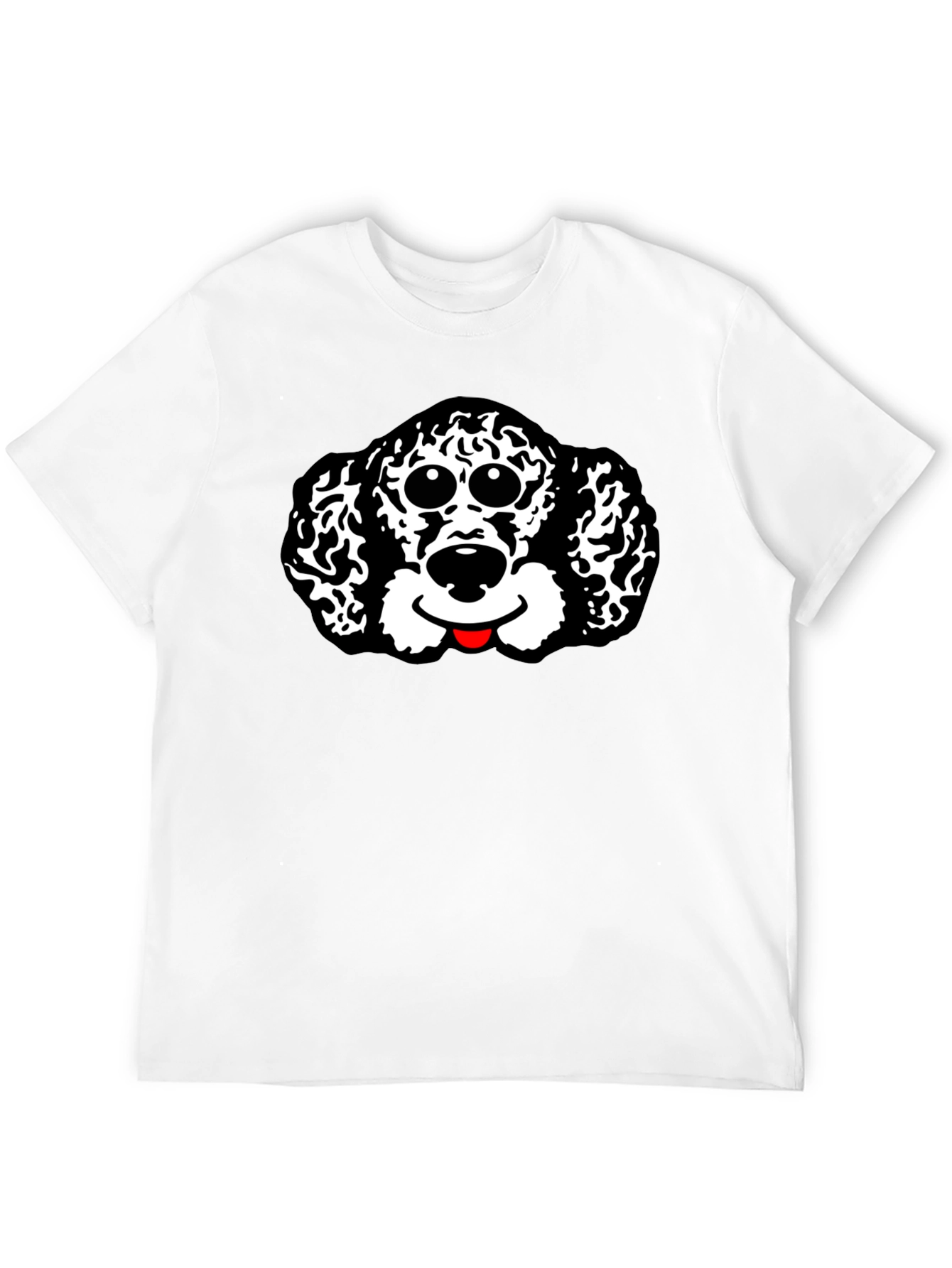 Dog Graphic Black T-Shirt | Soft Cotton Tee
