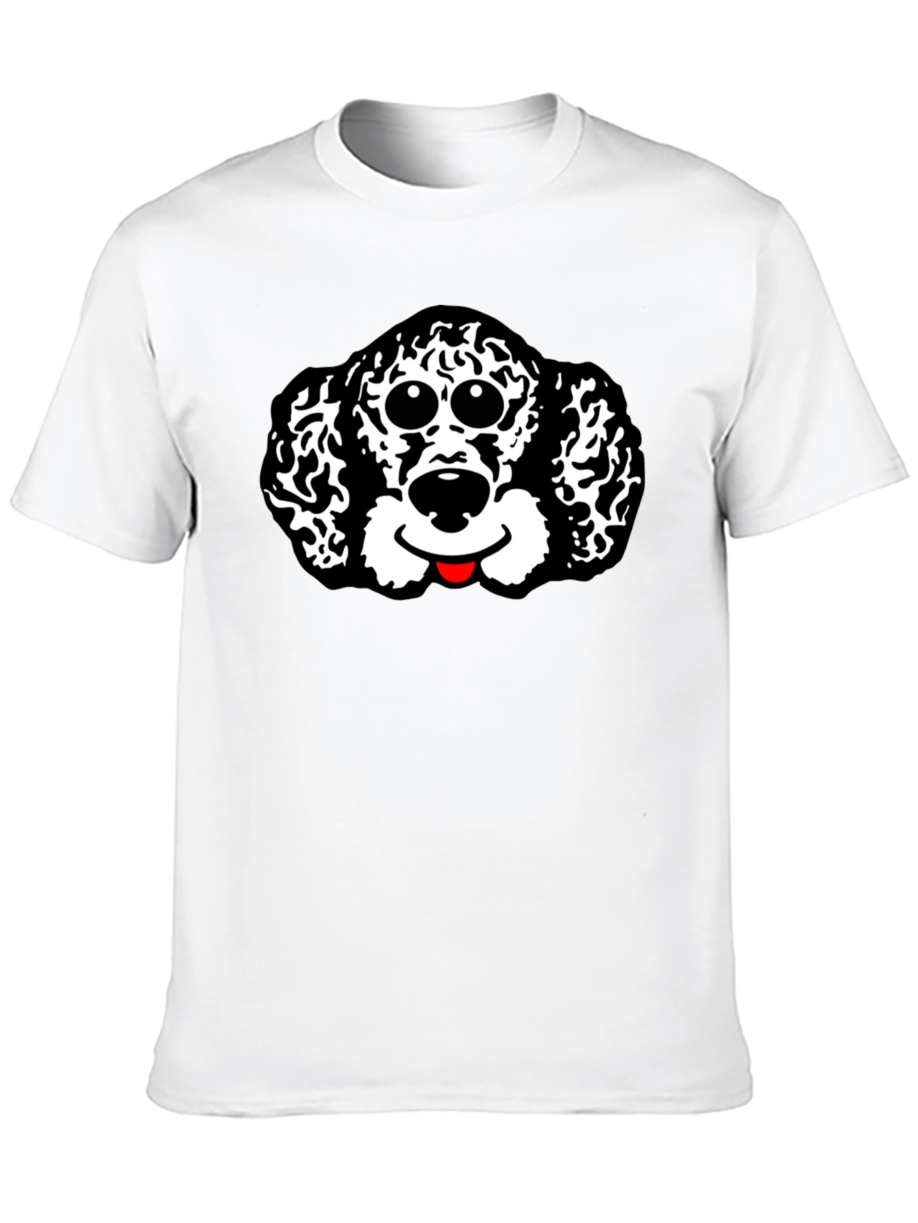 Dog Graphic Black T-Shirt | Soft Cotton Tee