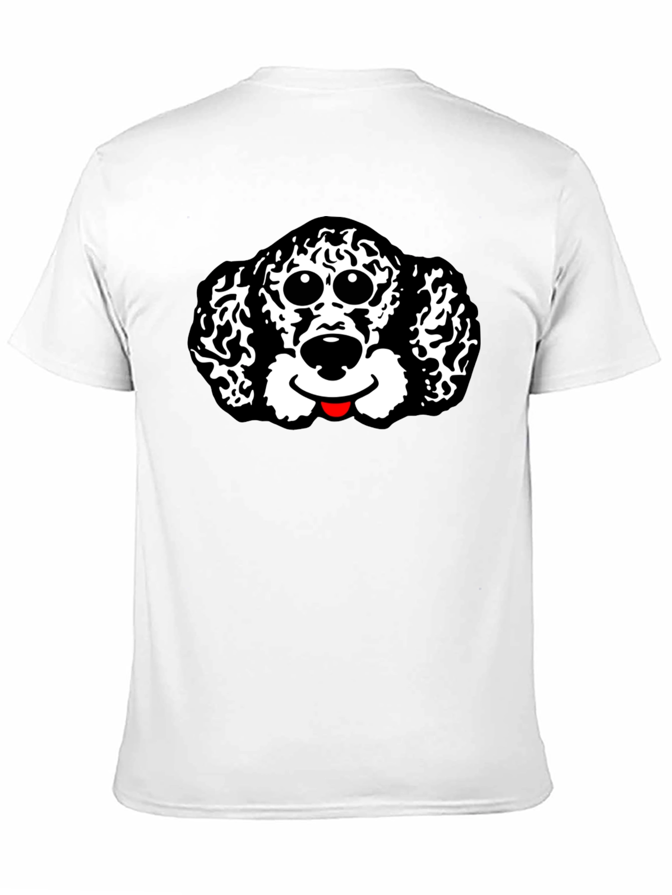 Dog Graphic Black T-Shirt | Soft Cotton Tee