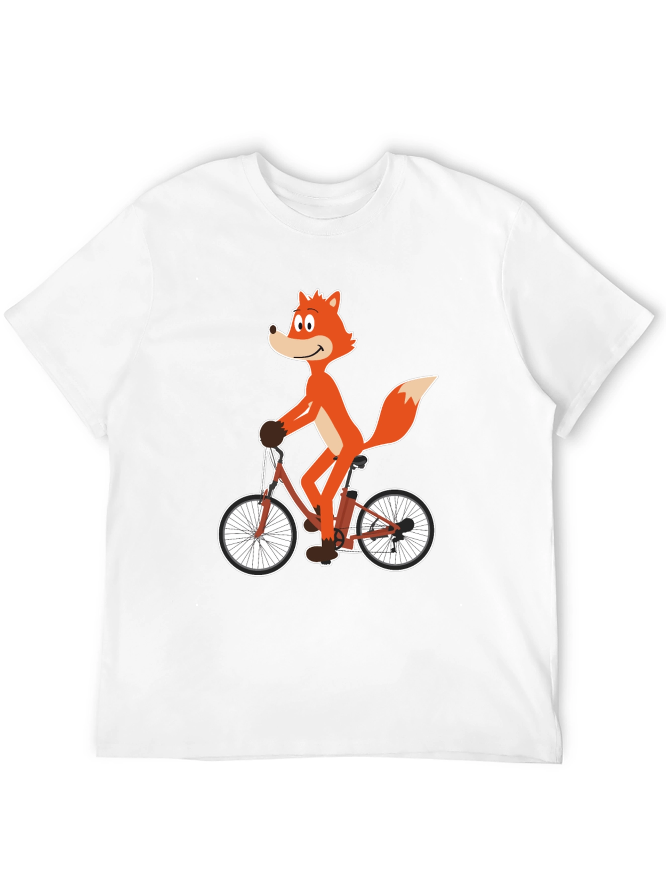 Fox on Bicycle Graphic Tee