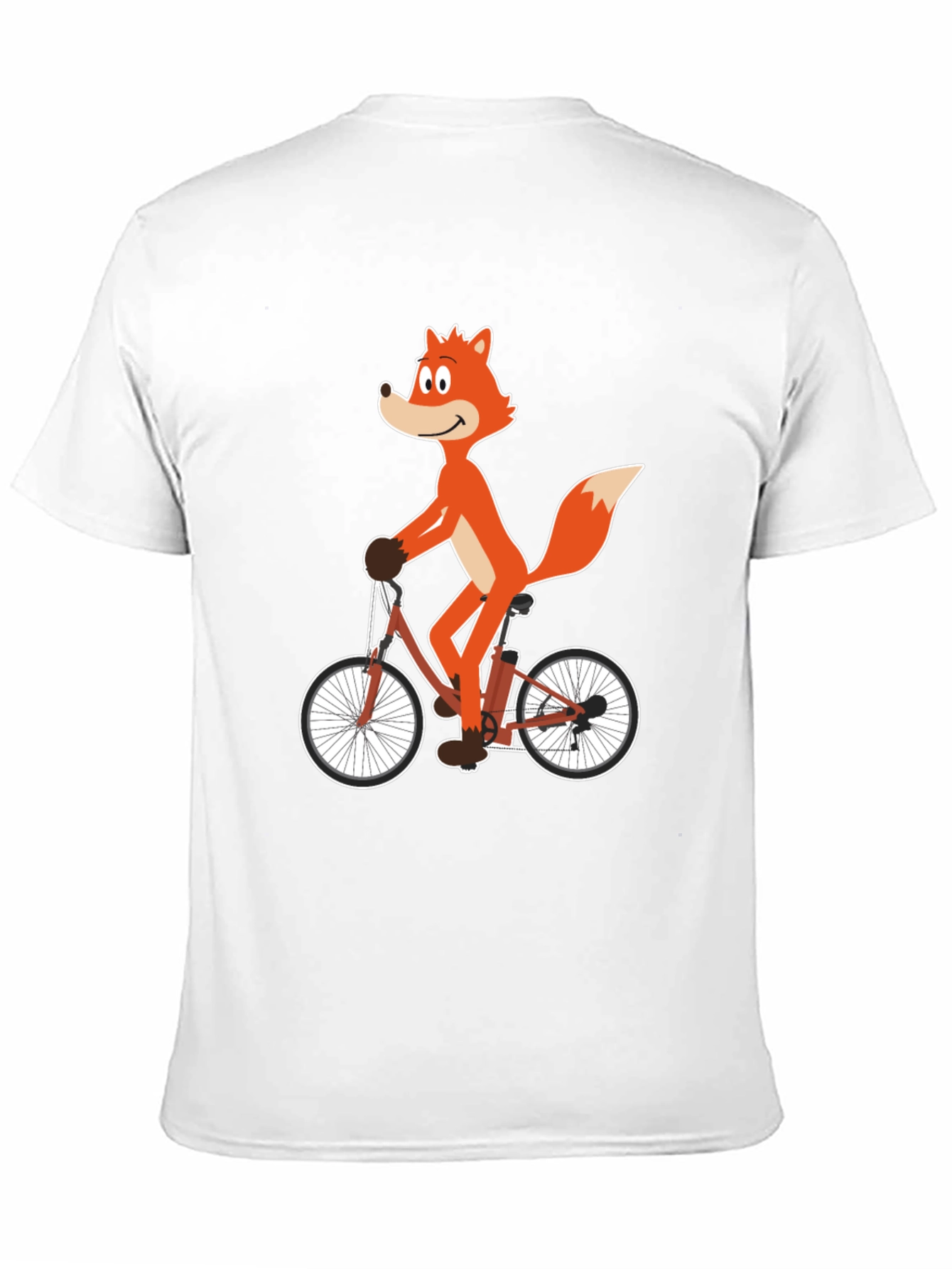 Fox on Bicycle Graphic Tee