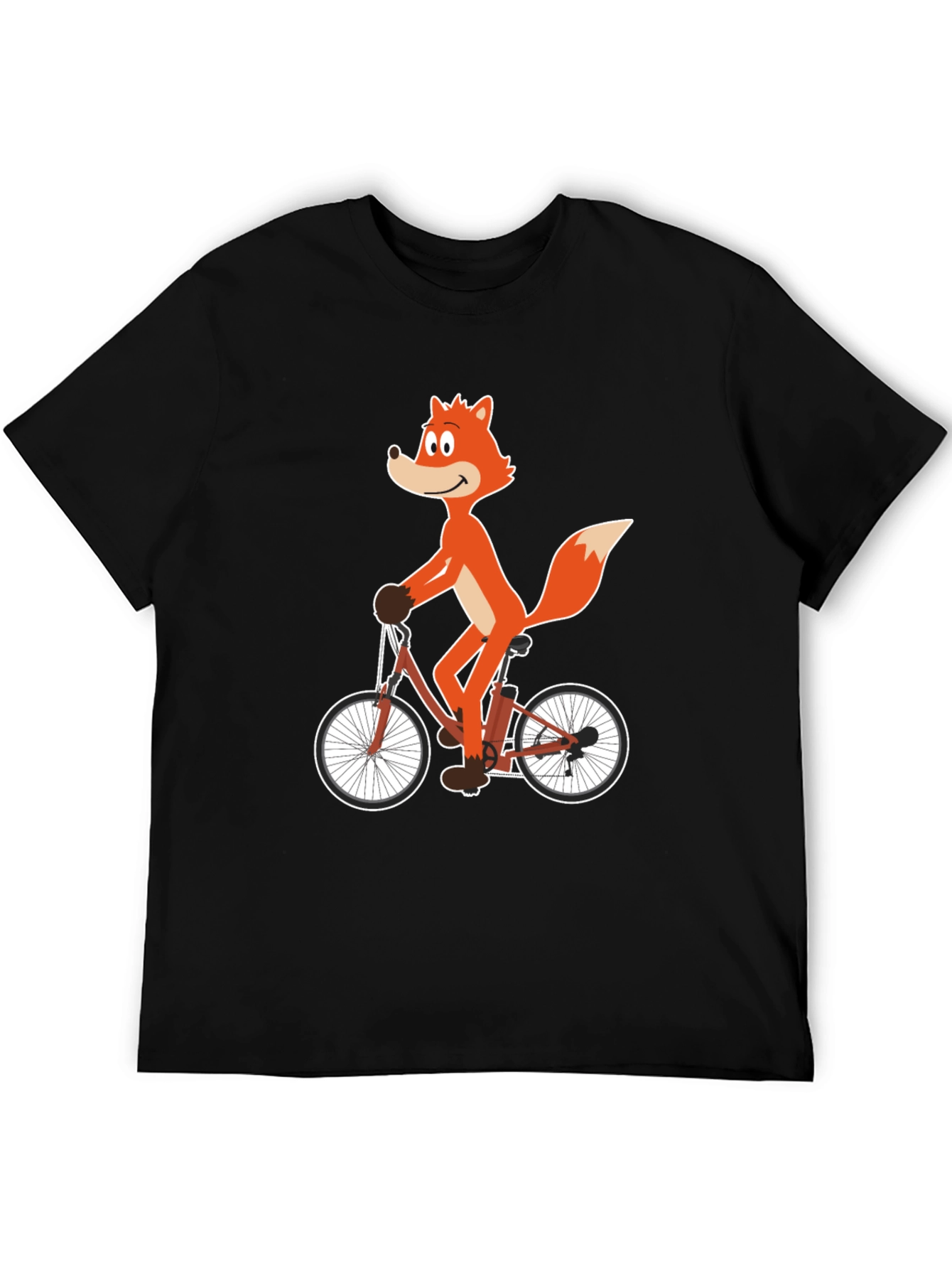 Fox on Bicycle Graphic Tee