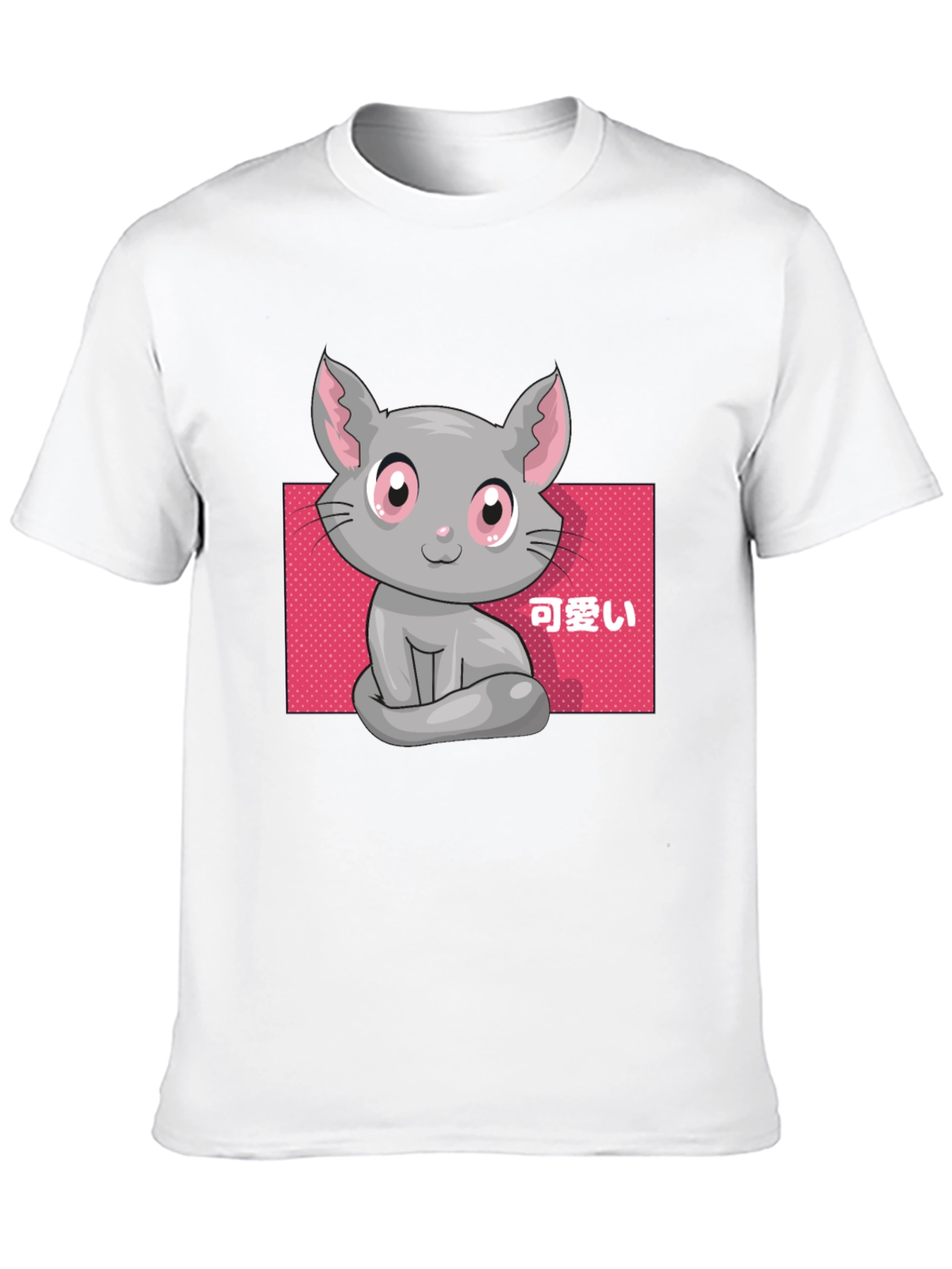 Kawaii Cat T-Shirt - Cute Anime Style