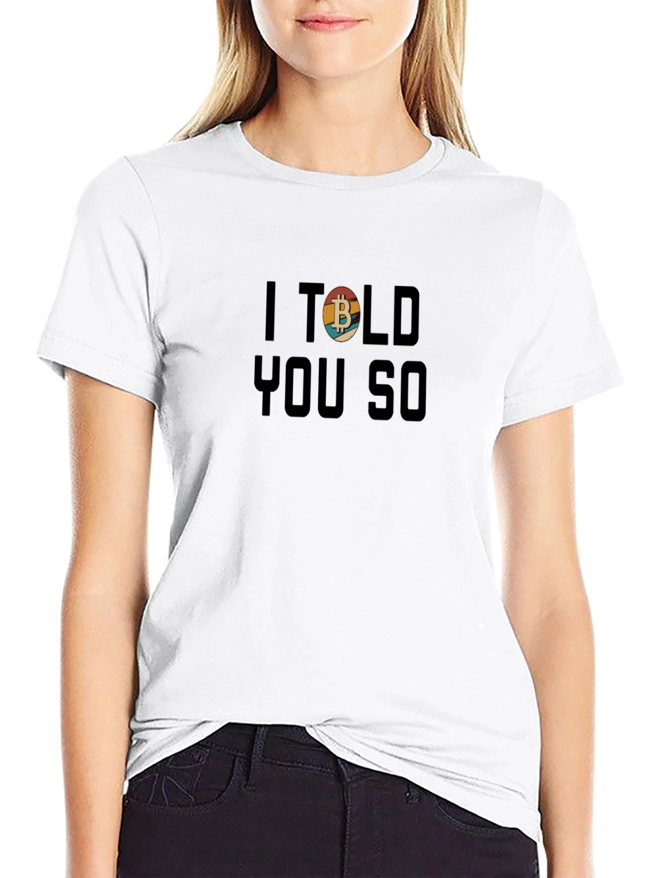 Bitcoin Retro Graphic Tee - I Told You So