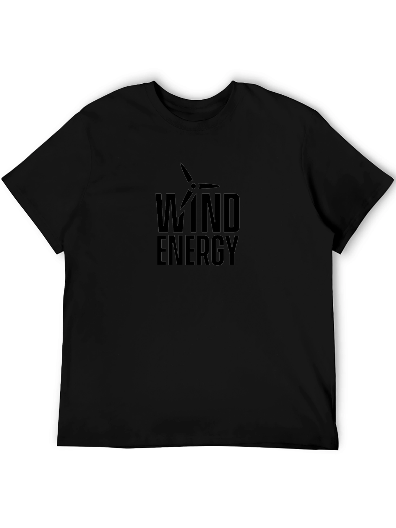 Wind Energy Black T-Shirt
