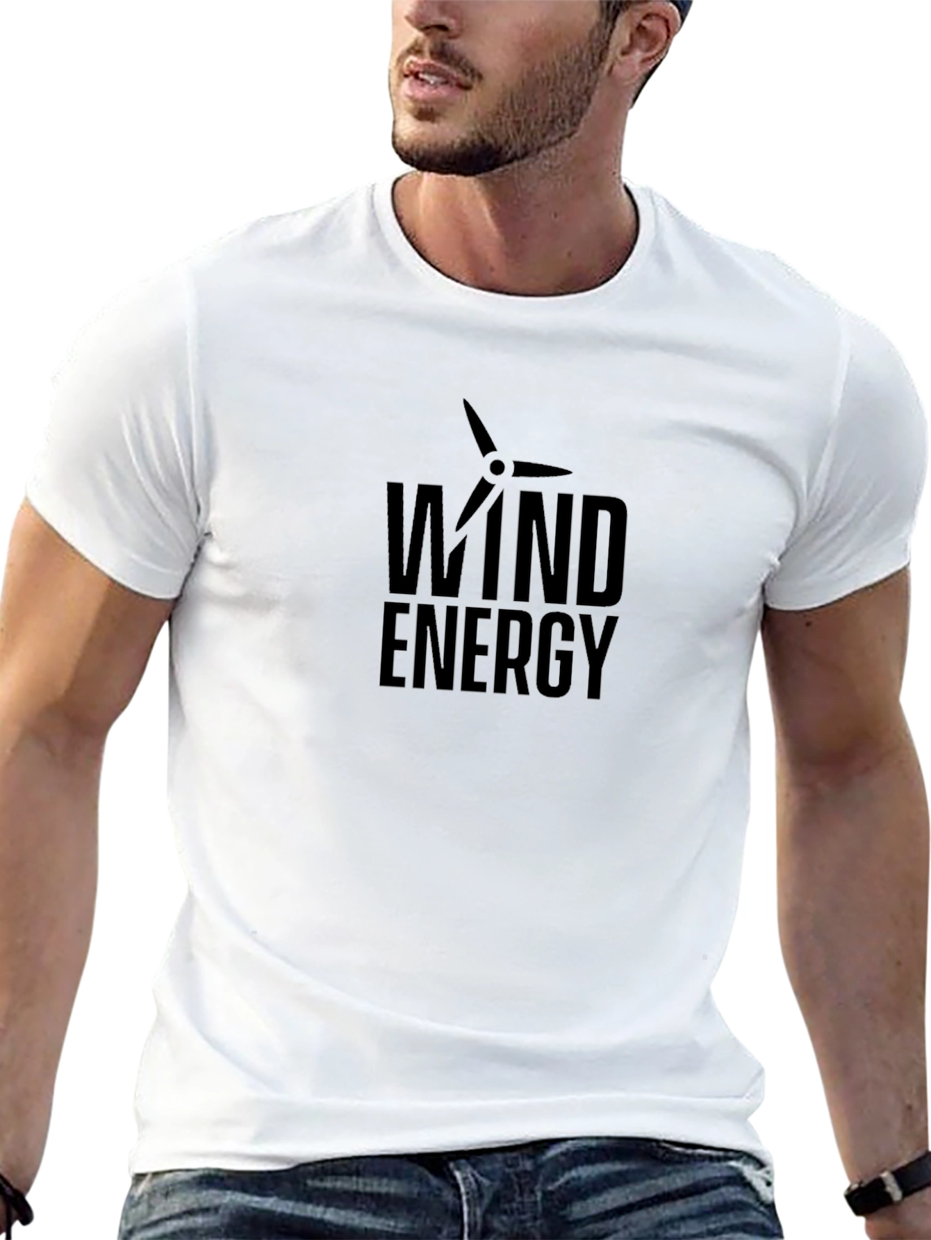 Wind Energy Black T-Shirt