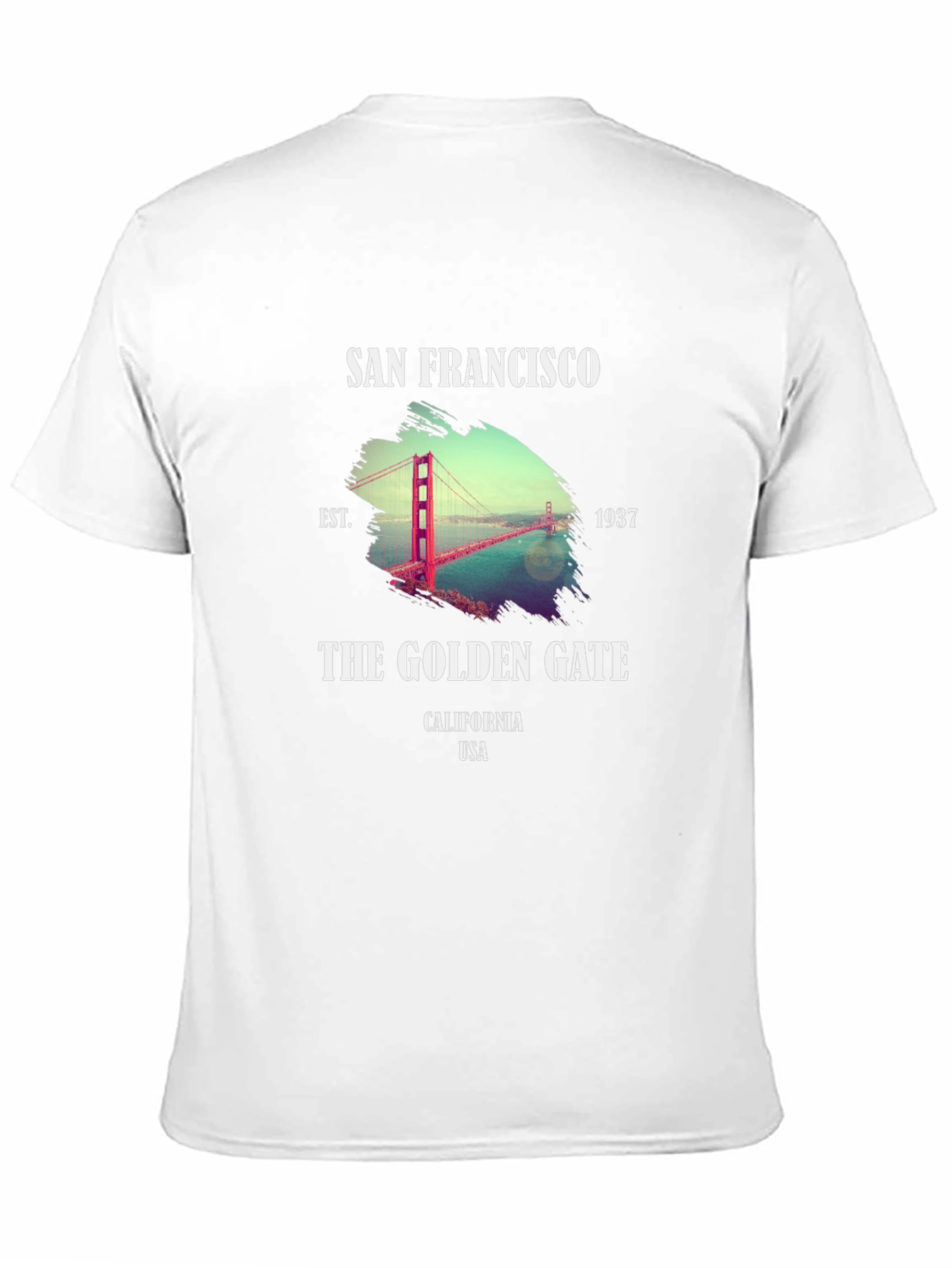 San Francisco Golden Gate Bridge Black T-Shirt