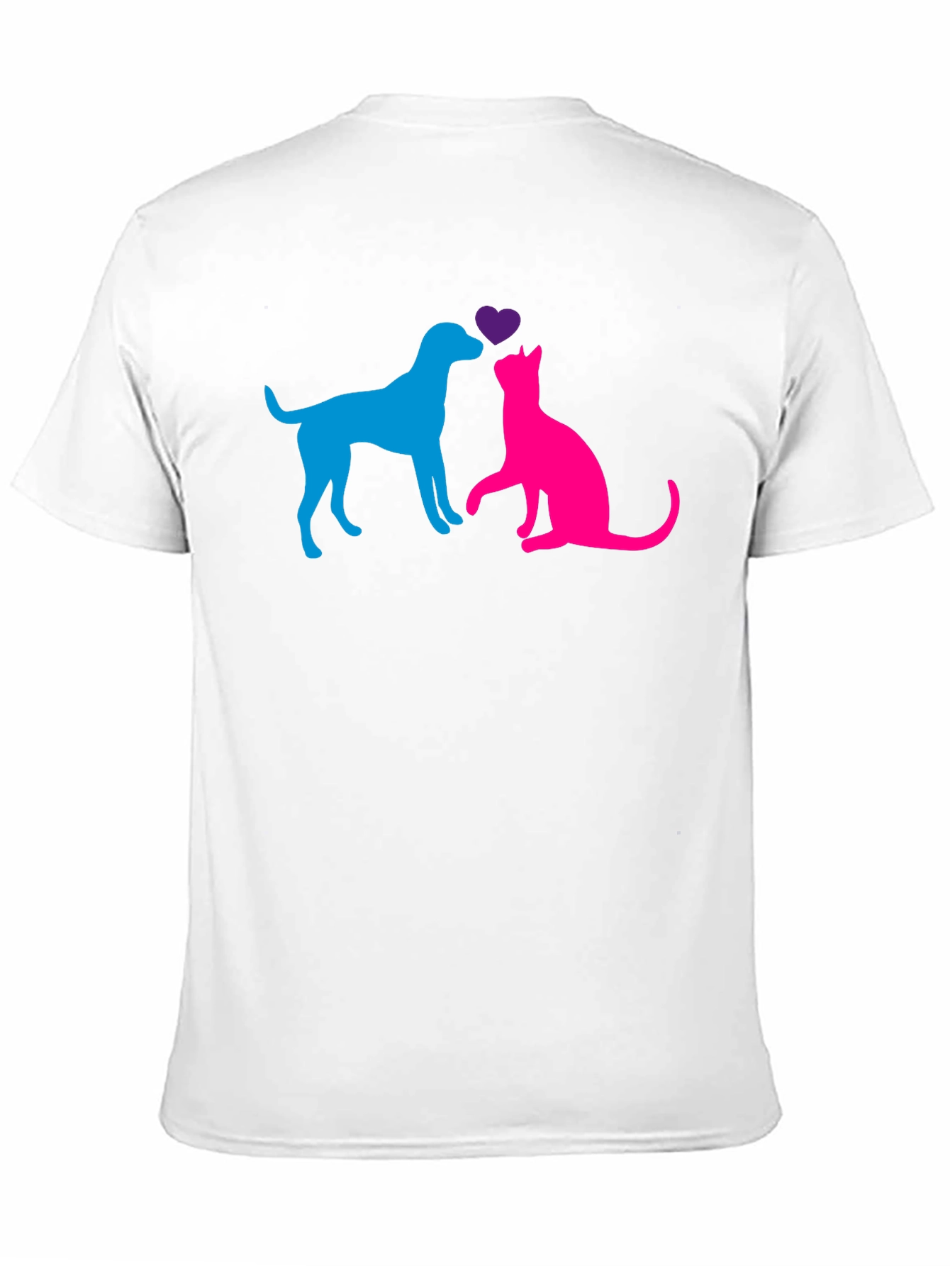 Dog & Cat Love T-Shirt - Pet Lovers Tee